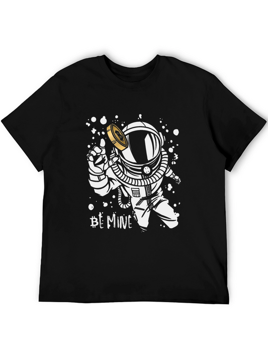 Astronaut Crypto T-Shirt - Be Mine Design