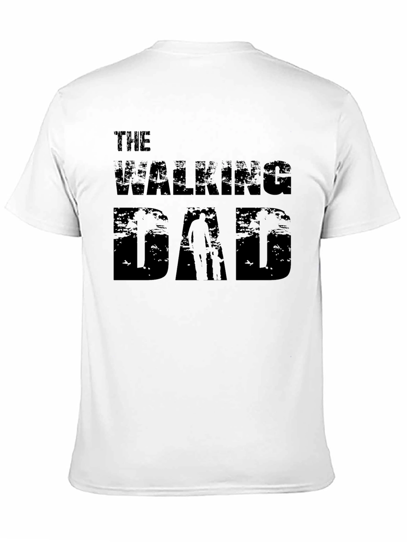 The Walking Dad Graphic T-Shirt - Black Tee