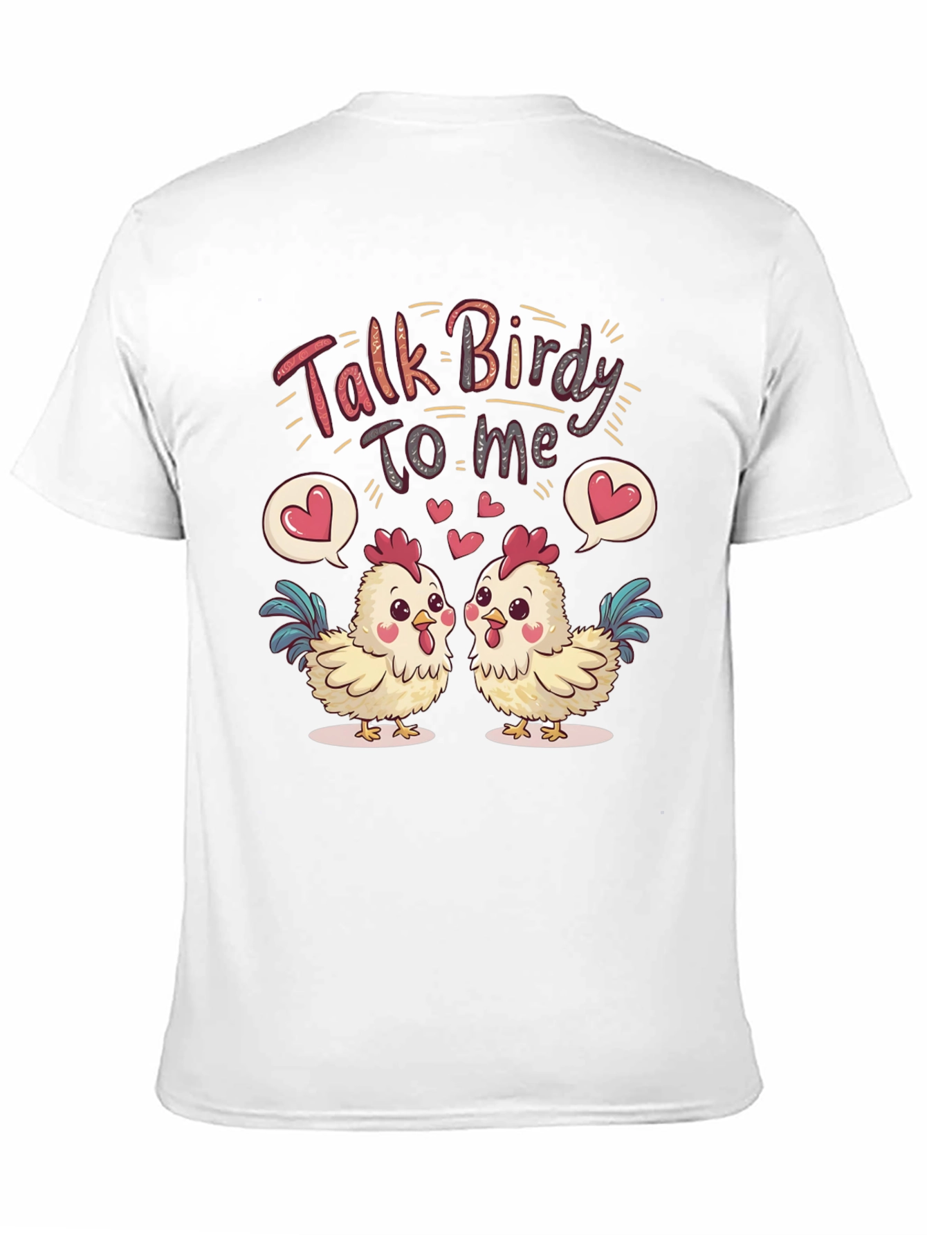Talk Birdy To Me Chicken Graphic Tee
