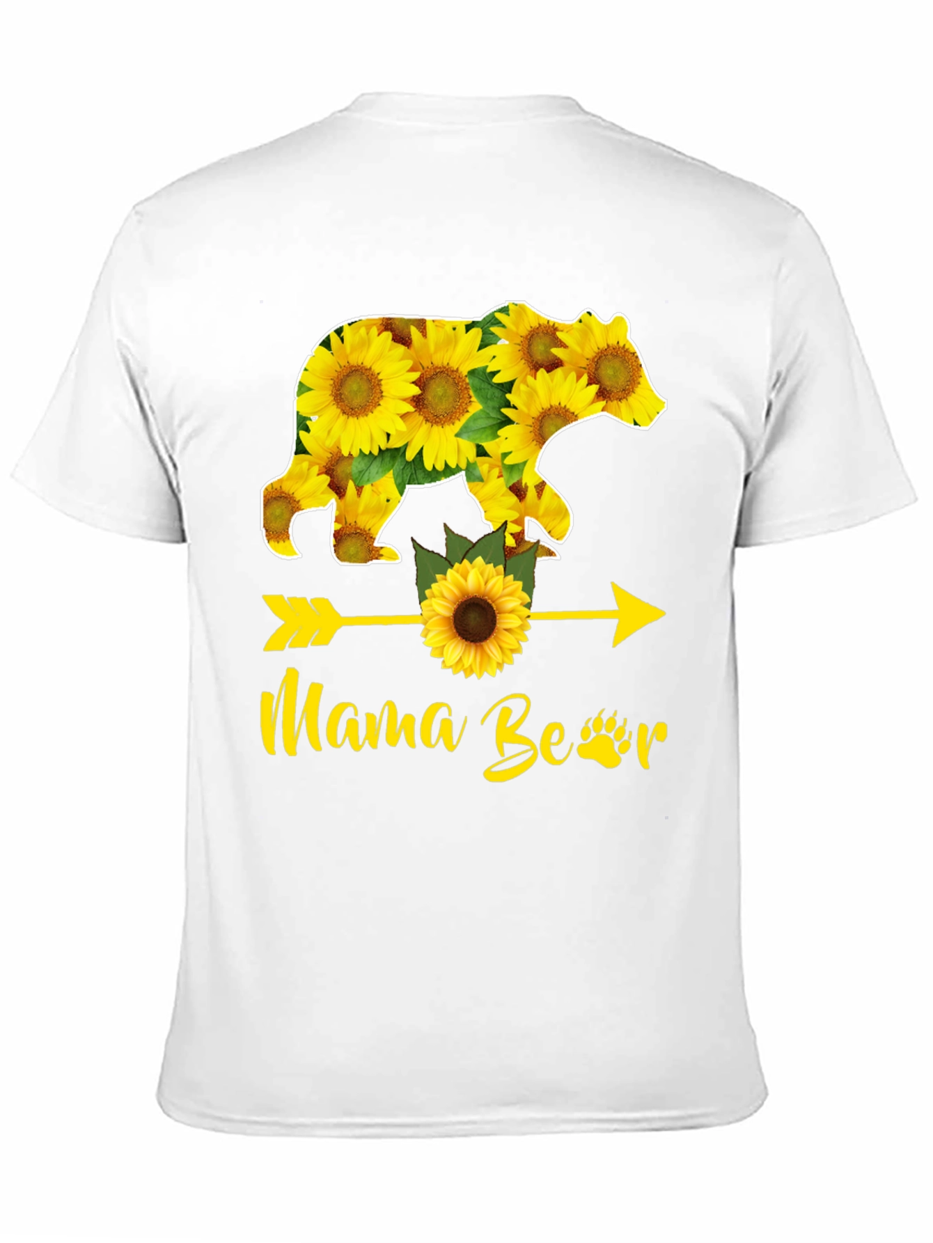 Mama Bear Sunflower Graphic Tee - Unisex