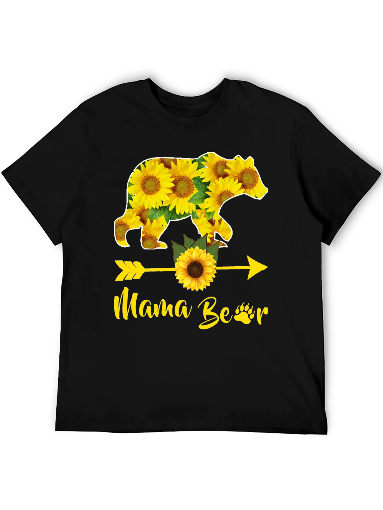 Mama Bear Sunflower Graphic Tee - Unisex