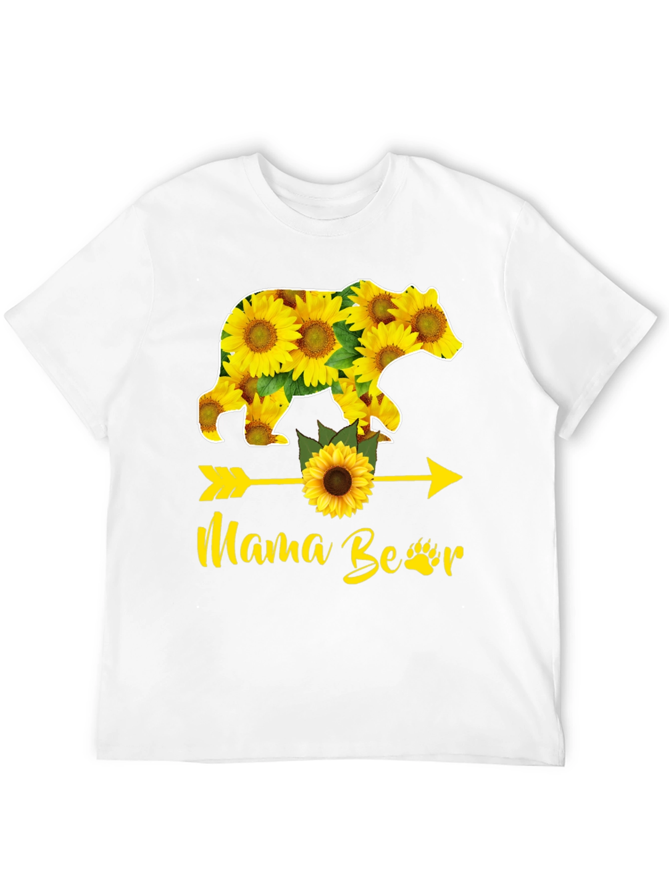 Mama Bear Sunflower Graphic Tee - Unisex