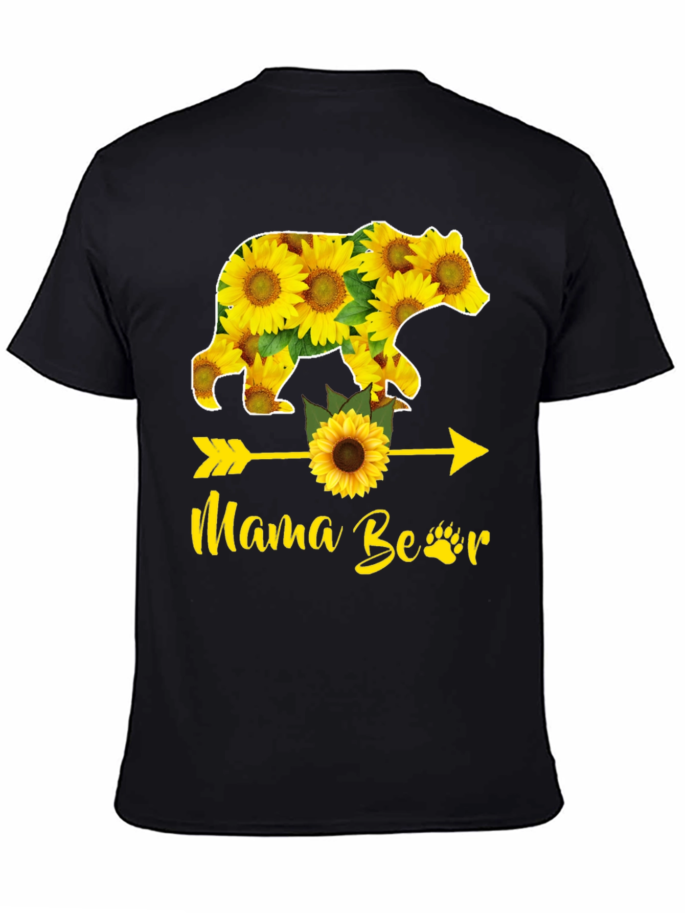 Mama Bear Sunflower Graphic Tee - Unisex