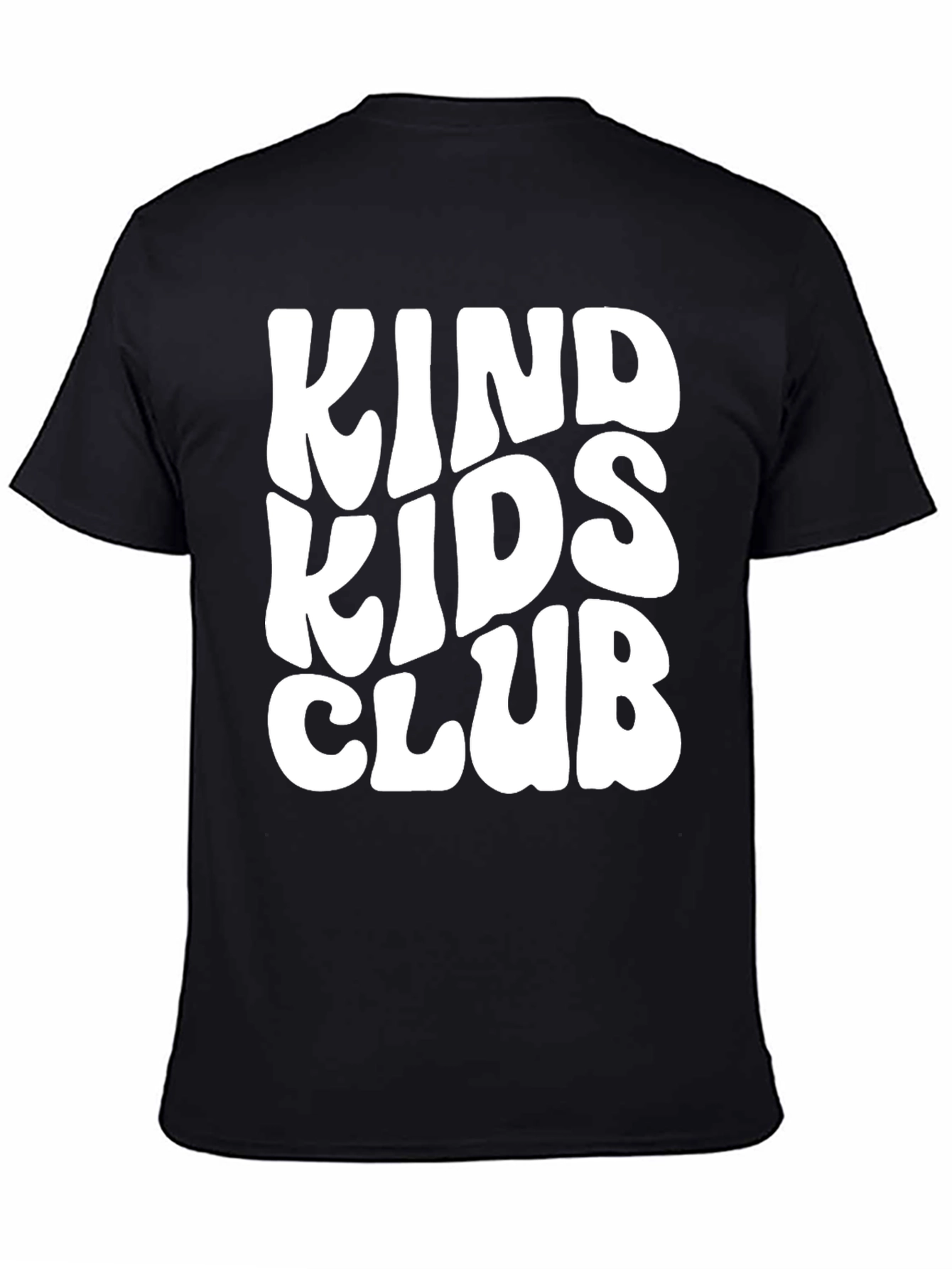 Kind Kids Club Black Graphic T-Shirt