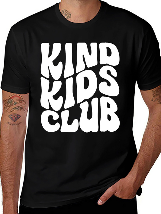 Kind Kids Club Black Graphic T-Shirt