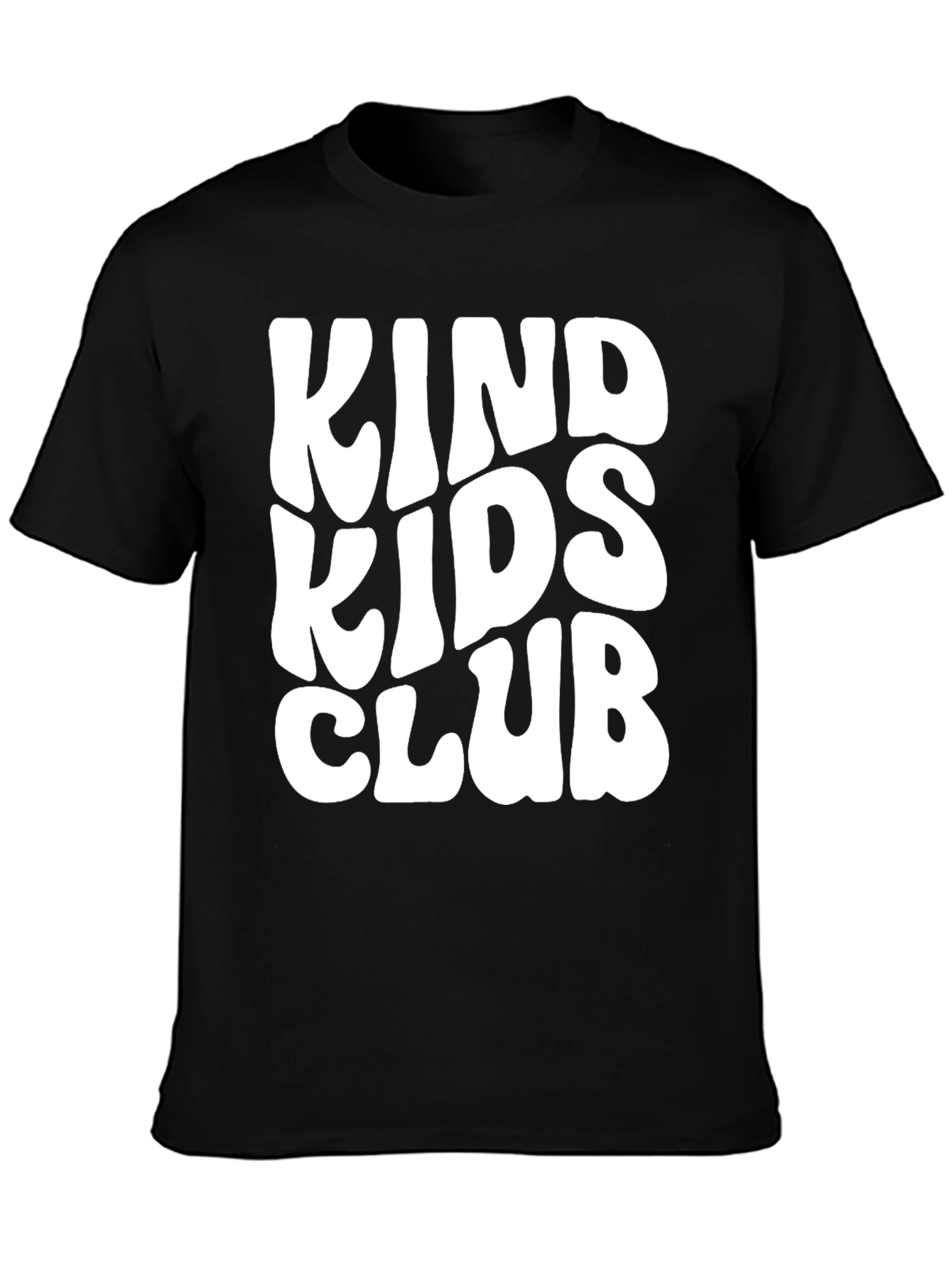 Kind Kids Club Black Graphic T-Shirt