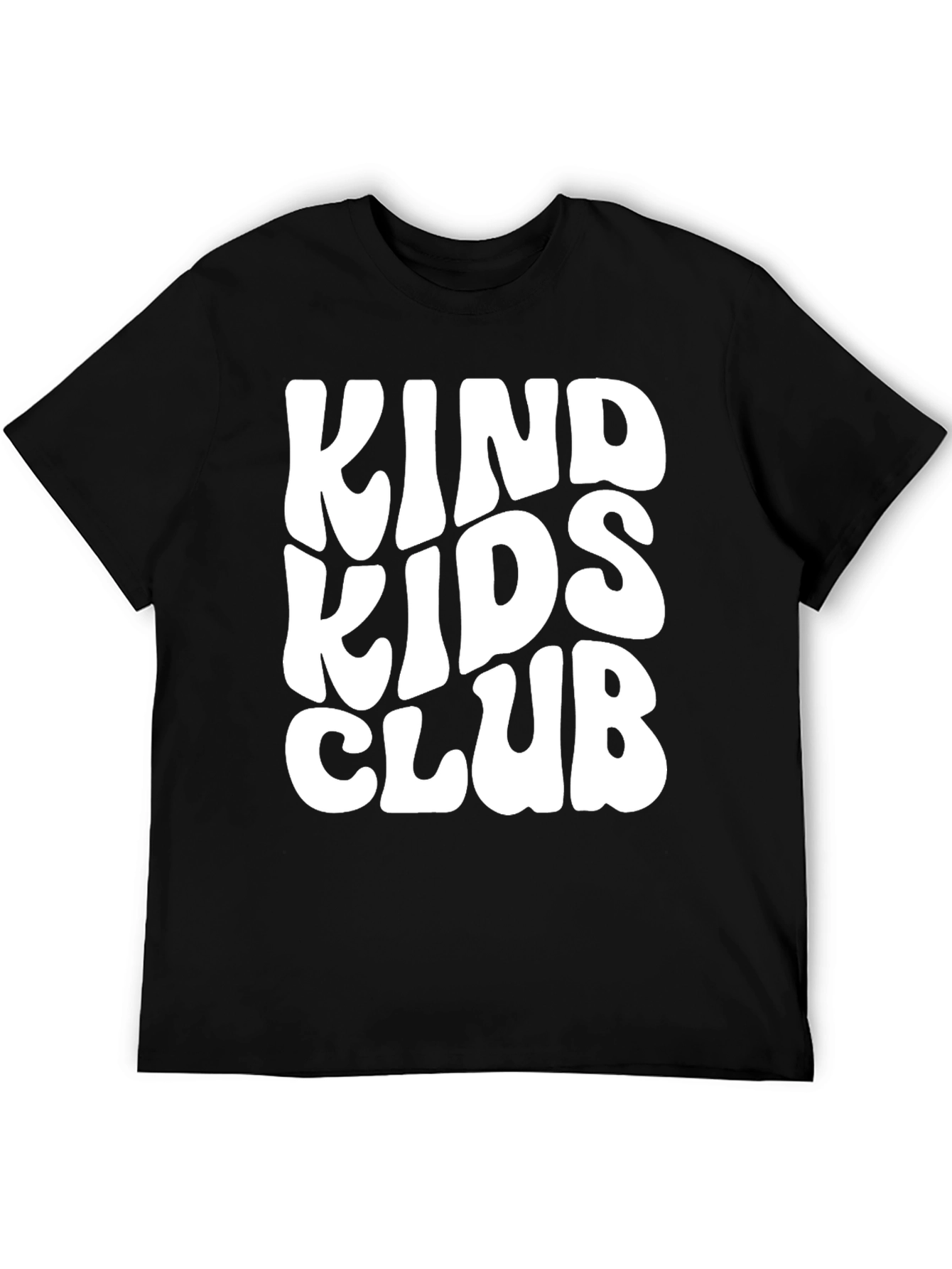 Kind Kids Club Black Graphic T-Shirt