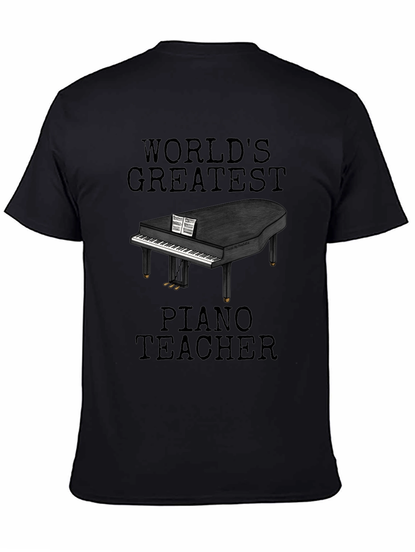 Worlds Greatest Piano Teacher Graphic Tee