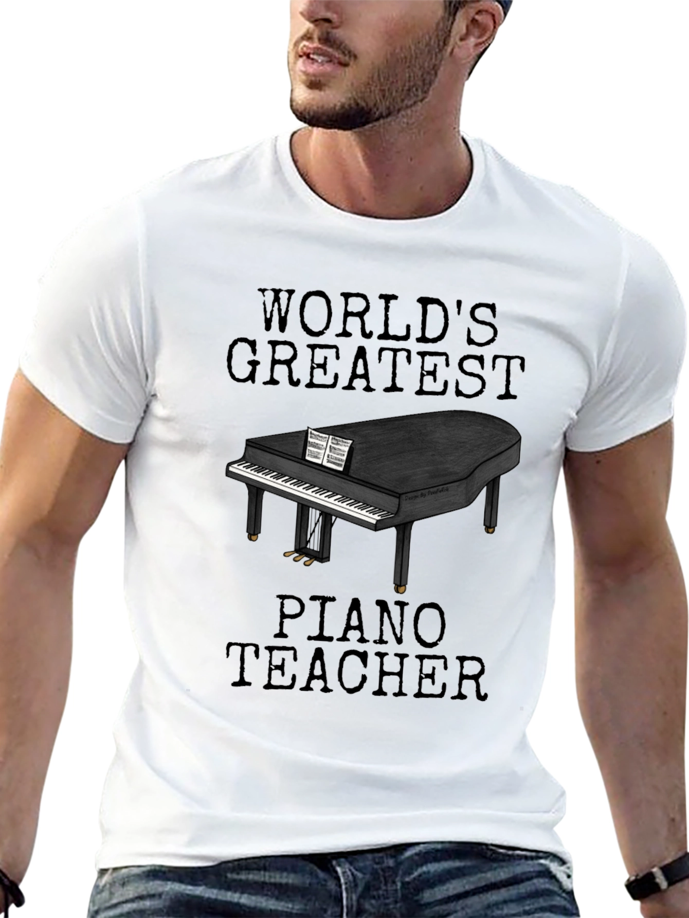 Worlds Greatest Piano Teacher Graphic Tee