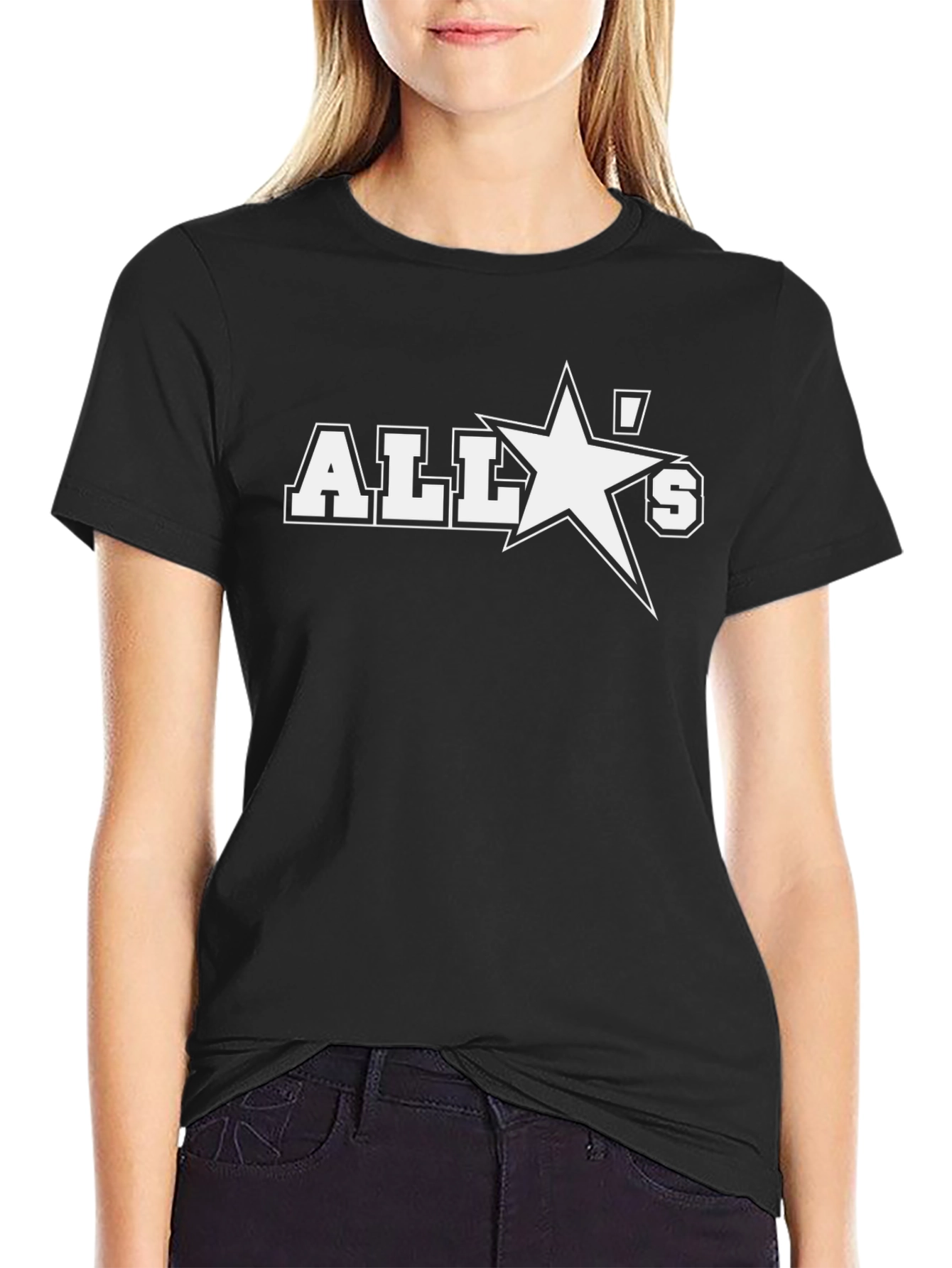 All Star T-Shirt - Black Graphic Tee