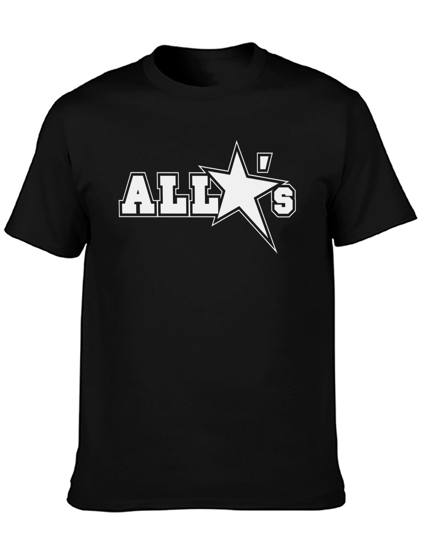 All Star T-Shirt - Black Graphic Tee