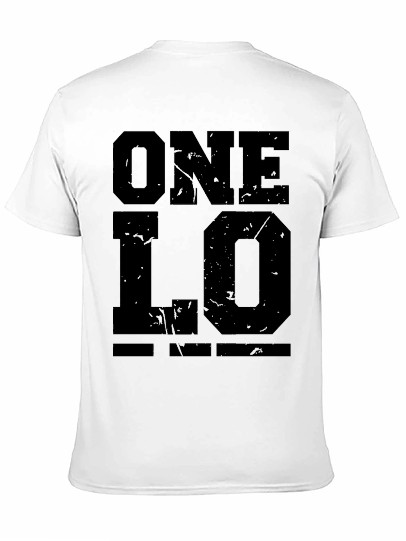 One Love Black Graphic T-Shirt