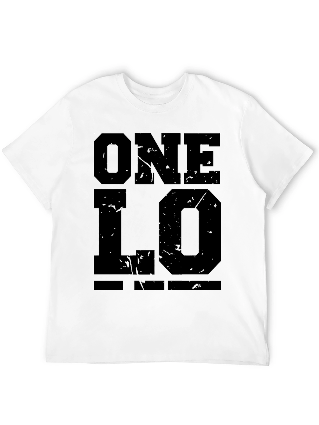 One Love Black Graphic T-Shirt