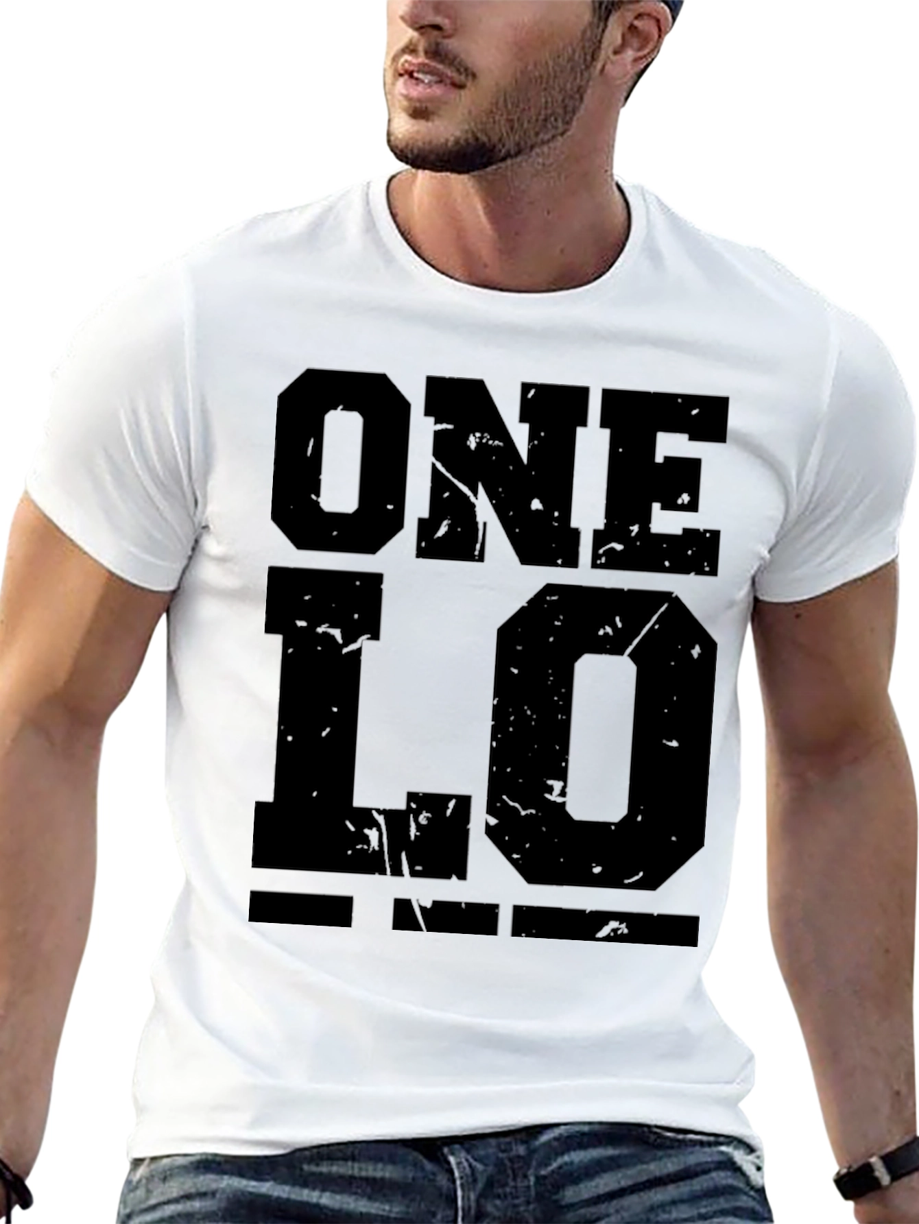 One Love Black Graphic T-Shirt