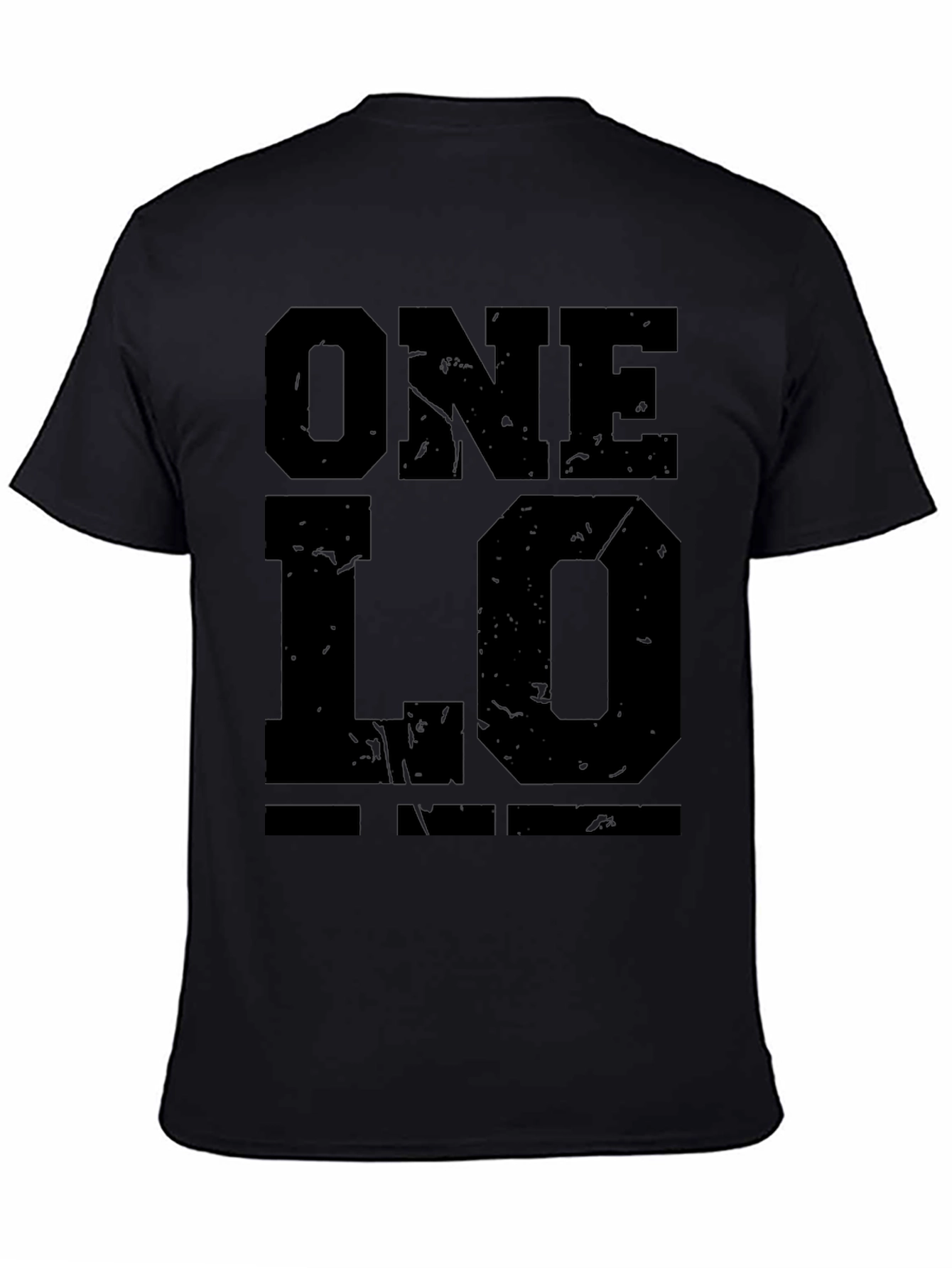 One Love Black Graphic T-Shirt