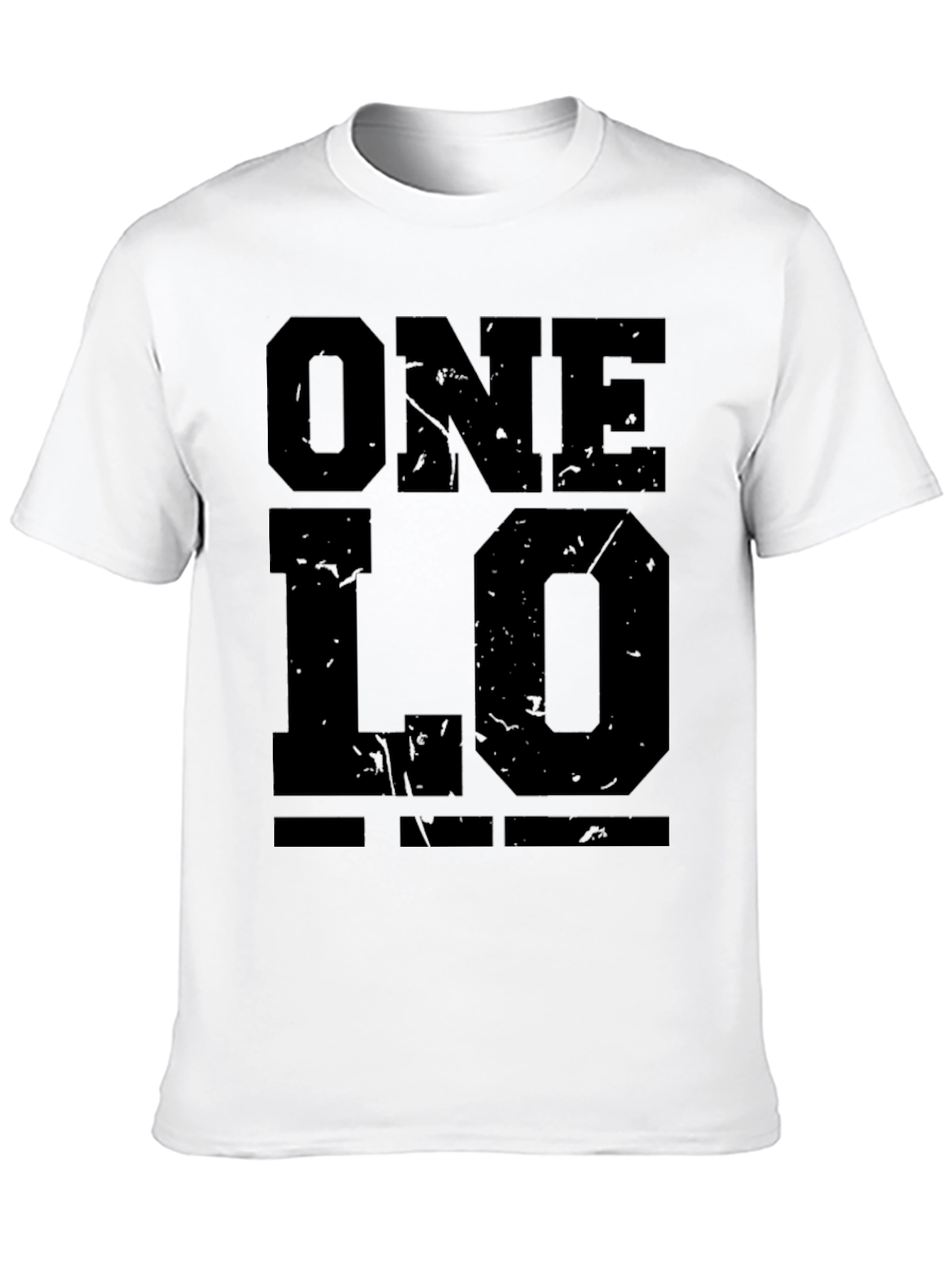 One Love Black Graphic T-Shirt