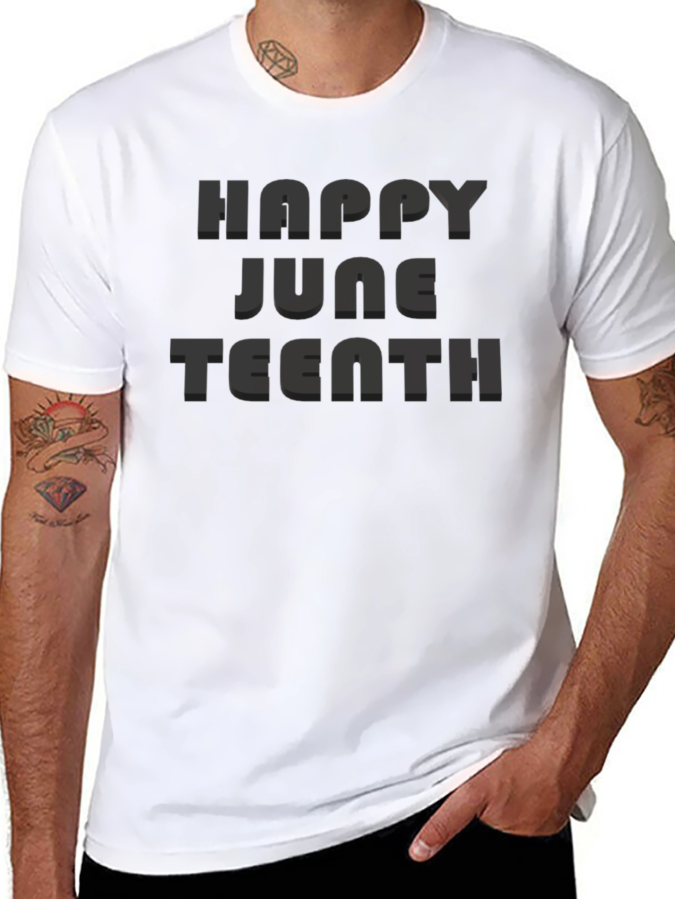 Happy Juneteenth Black T-Shirt