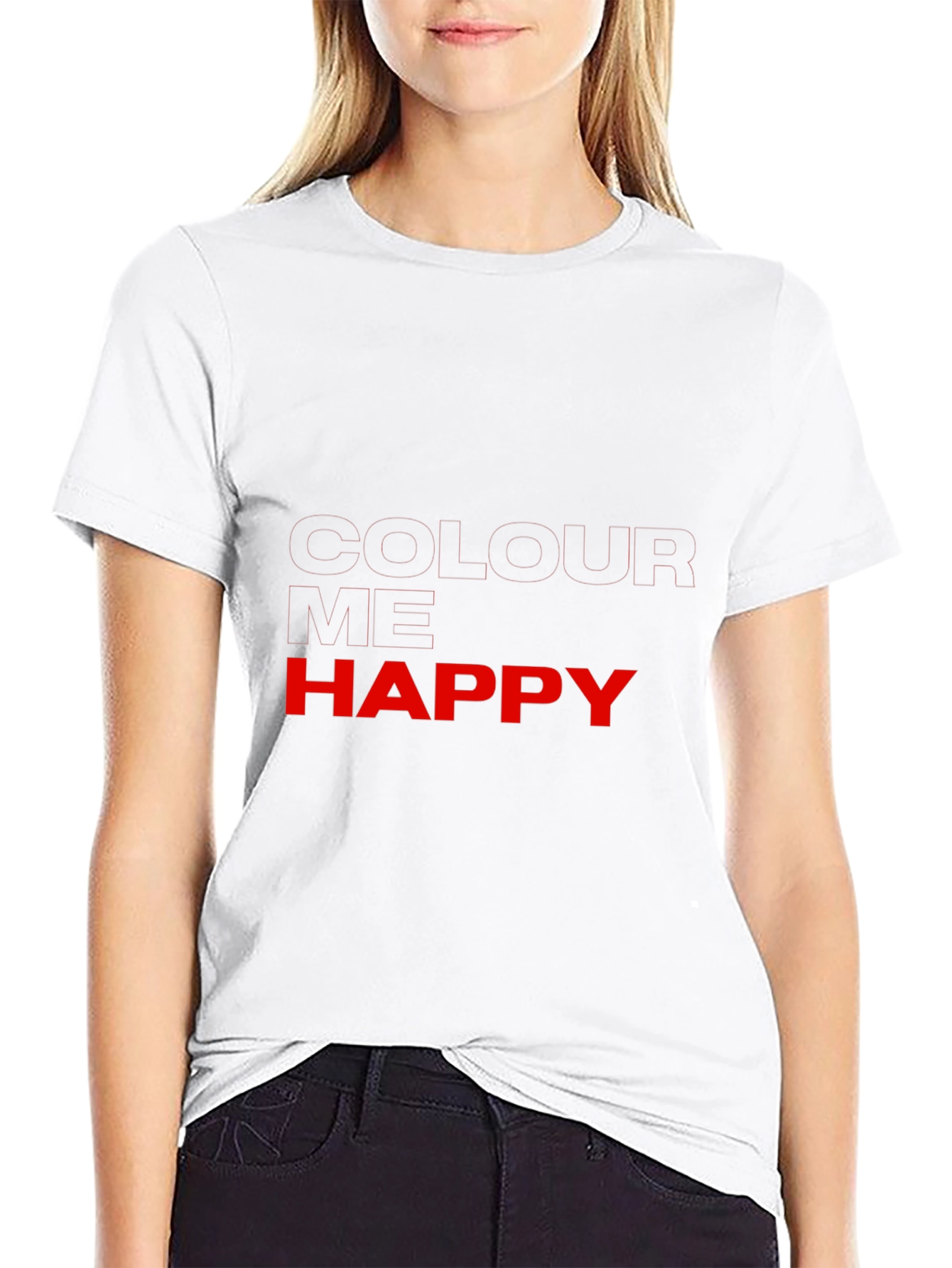 Be Your Own Happy T-Shirt - Black