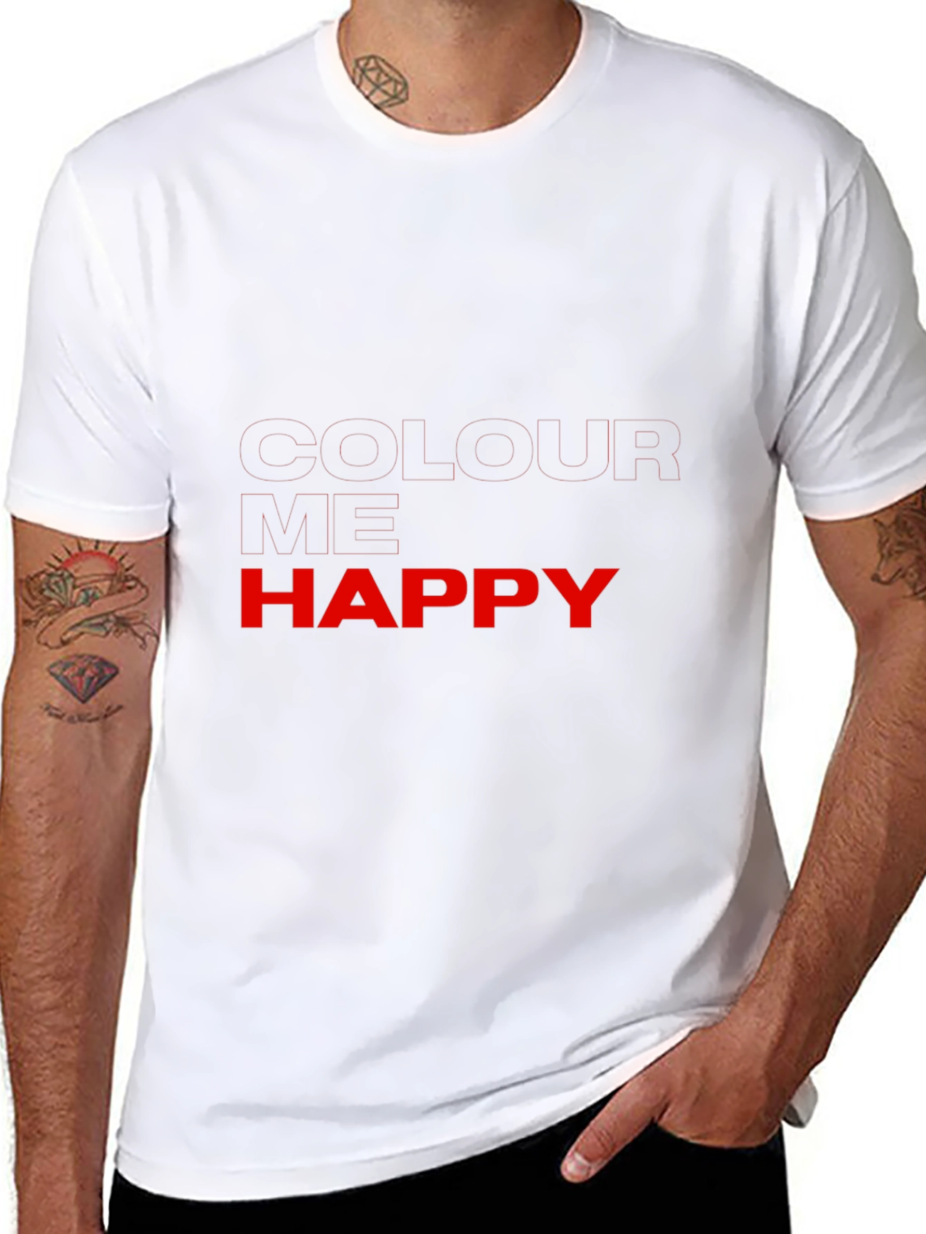 Be Your Own Happy T-Shirt - Black