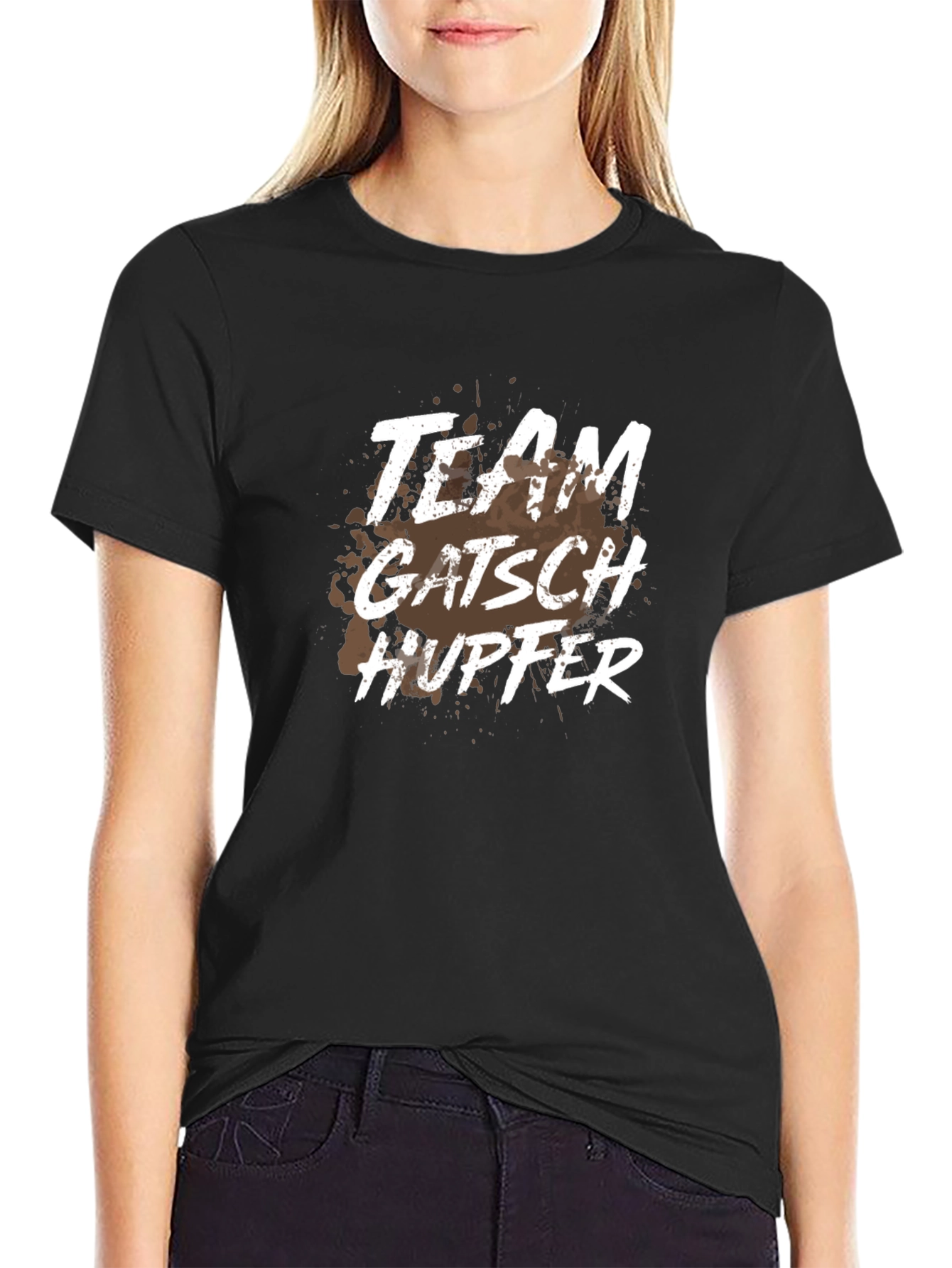 Team Gatsch Hupfer Black T-Shirt