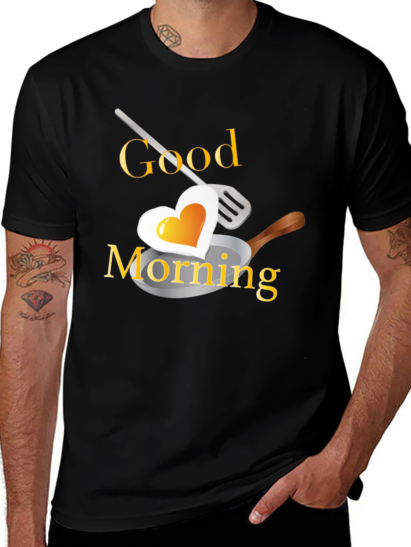Good Morning Heart Egg T-Shirt