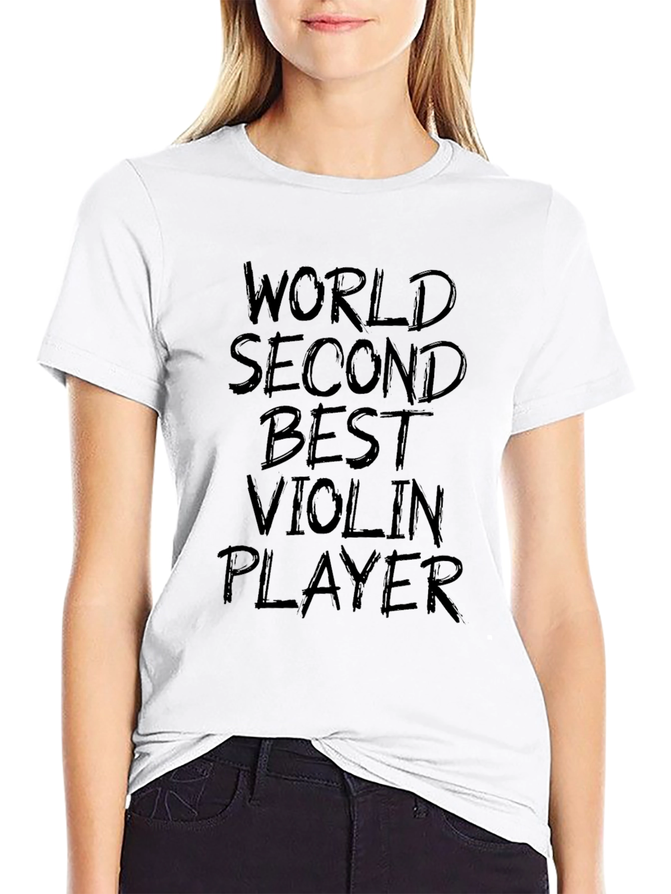 Worlds Second Best Violin Player Graphic Tee