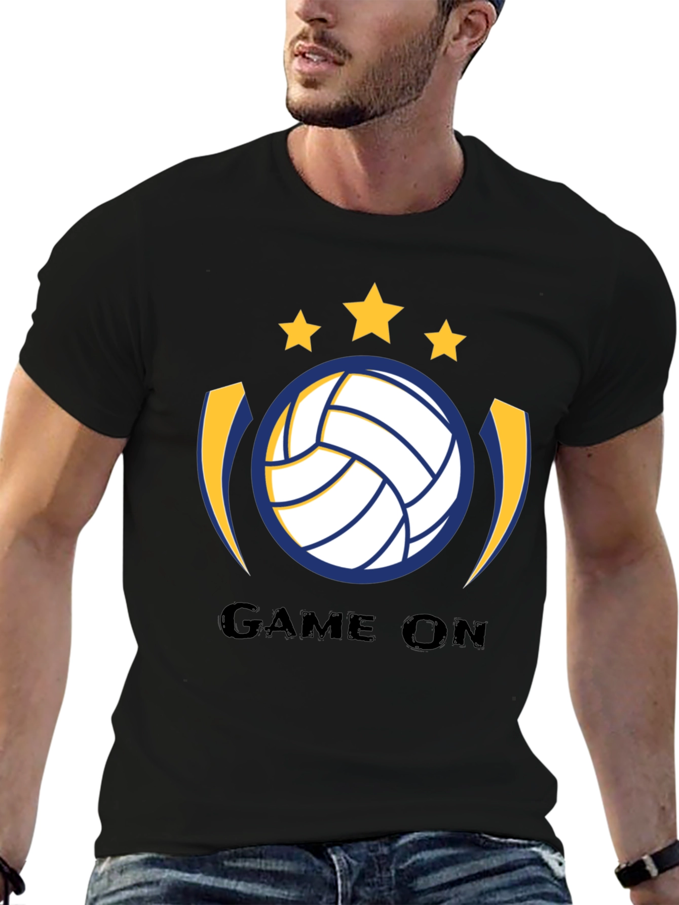 Game On Volleyball Graphic T-Shirt