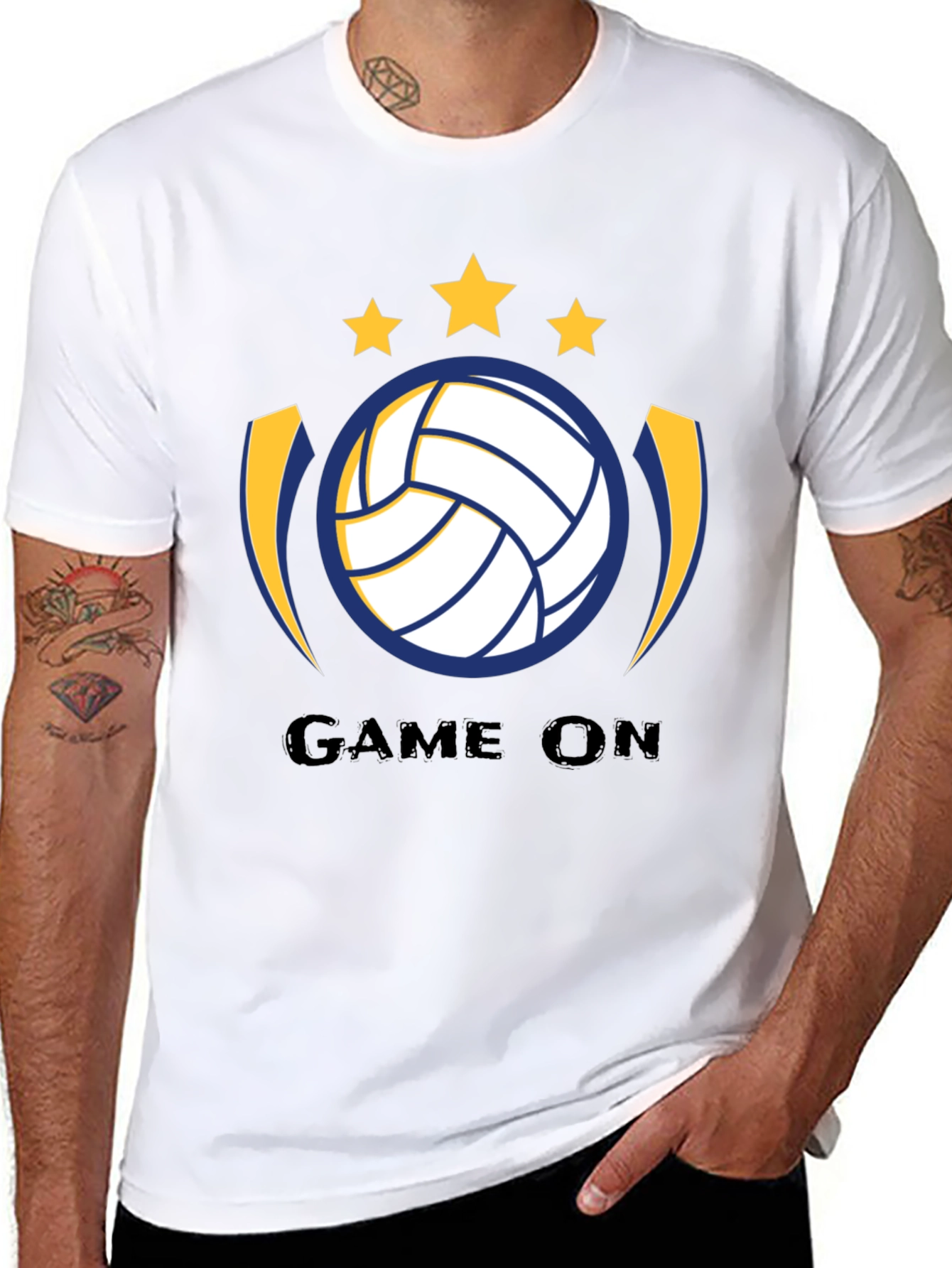 Game On Volleyball Graphic T-Shirt