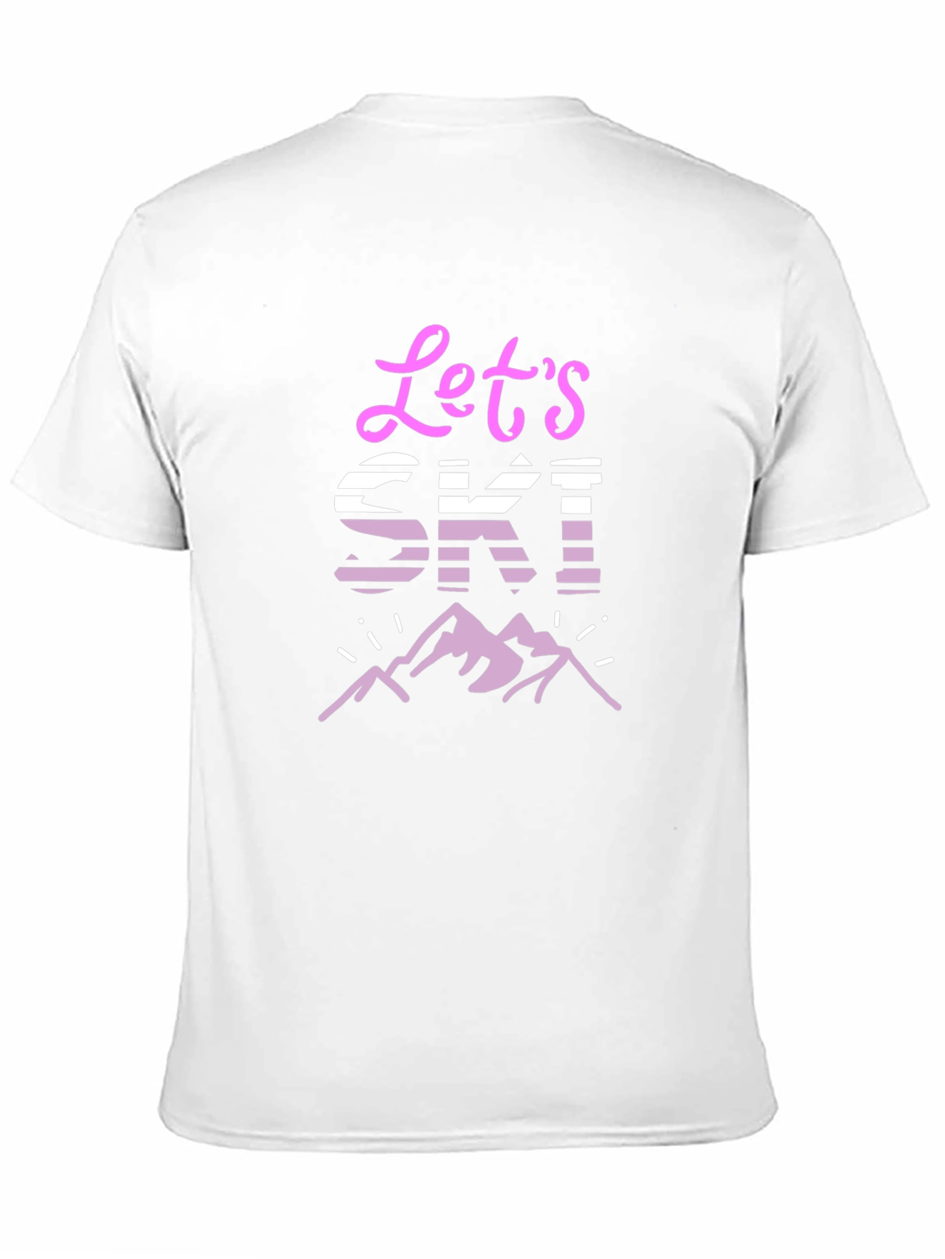 Lets Ski! Graphic Tee - Mountain Adventure T-Shirt