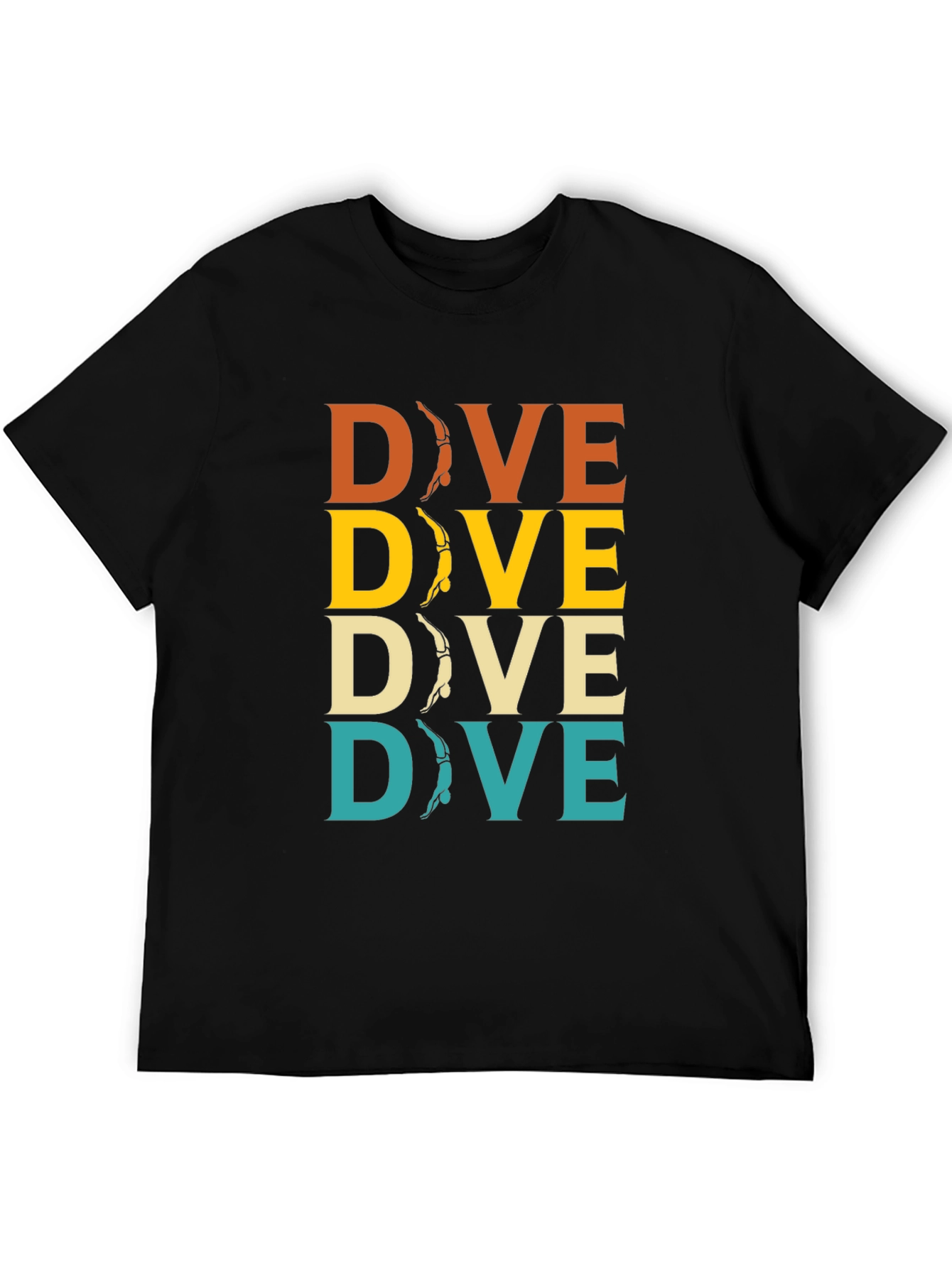 Retro Dive T-Shirt - Diver Design