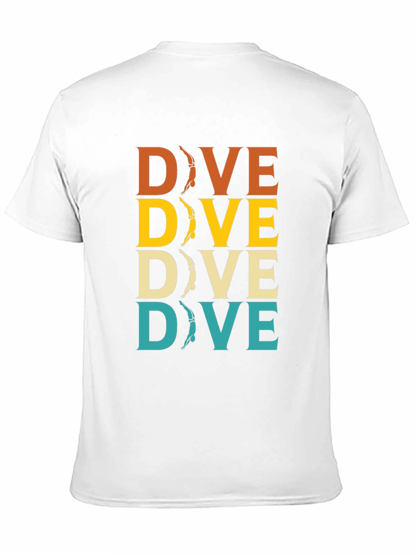 Retro Dive T-Shirt - Diver Design