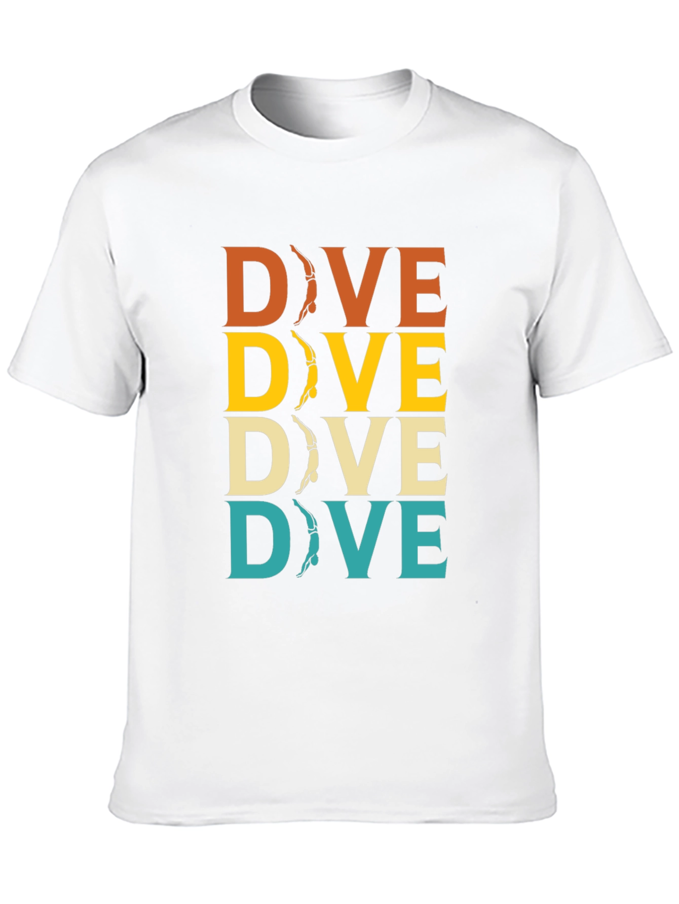 Retro Dive T-Shirt - Diver Design