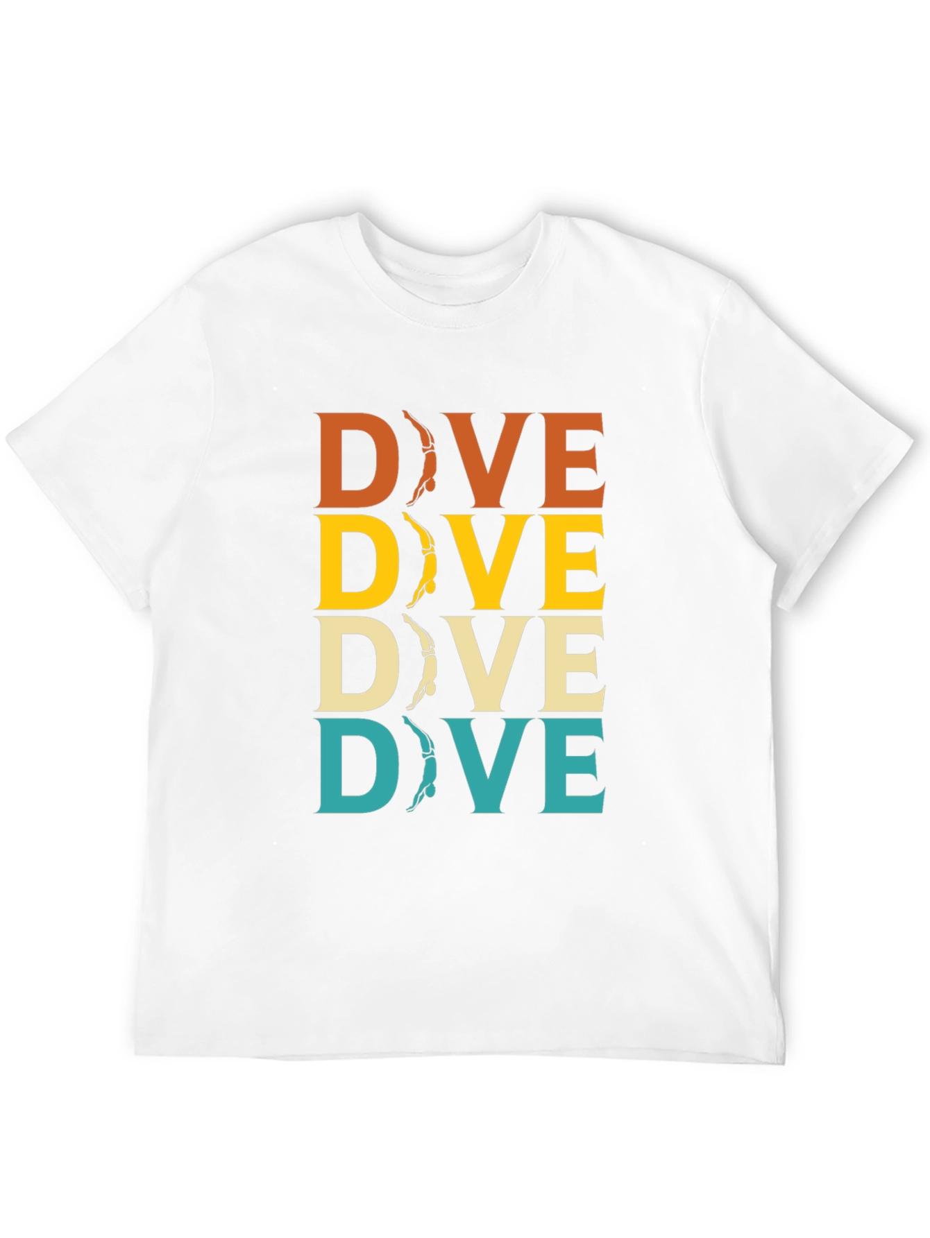 Retro Dive T-Shirt - Diver Design