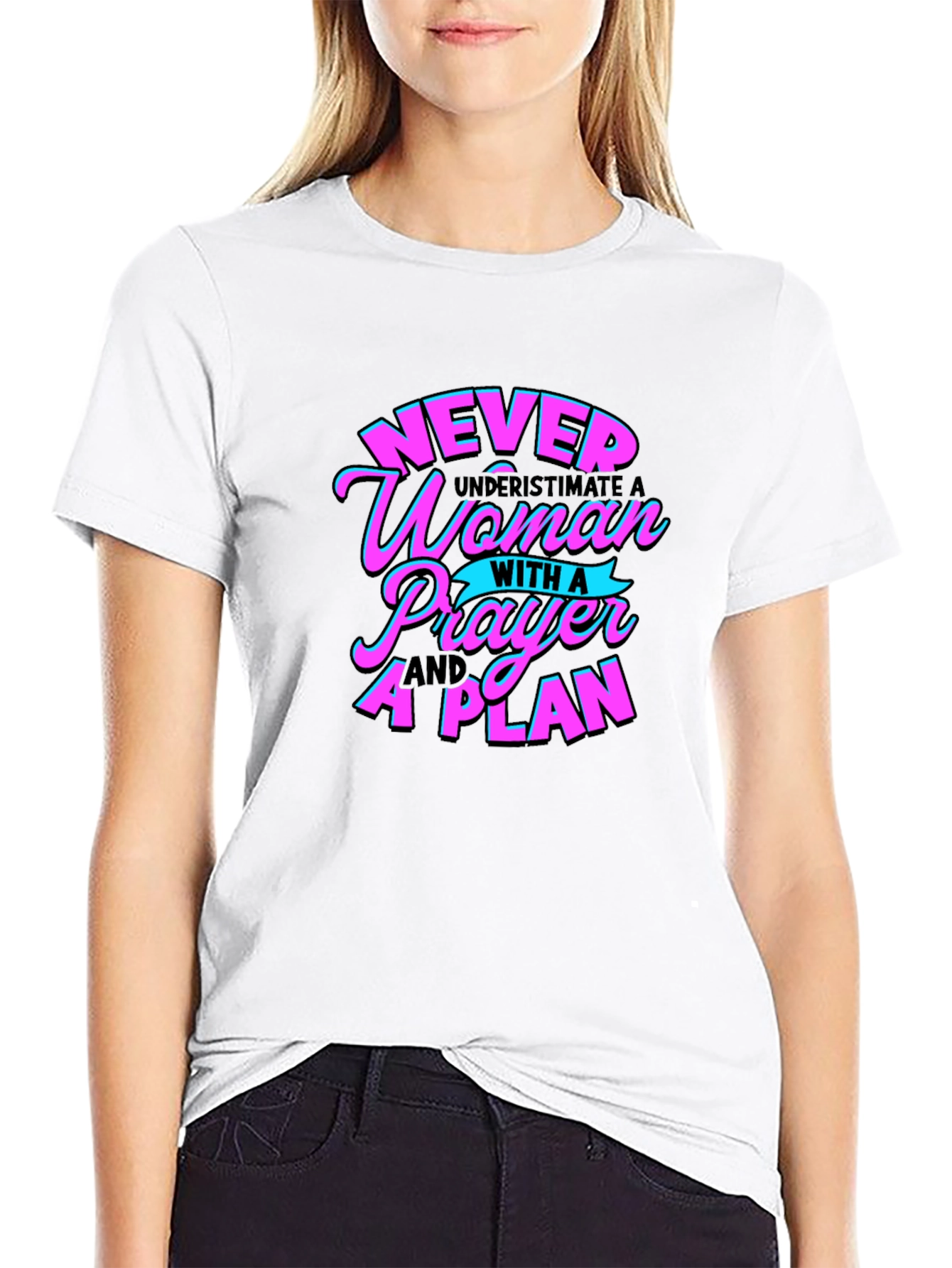 Never Underestimate Woman T-Shirt
