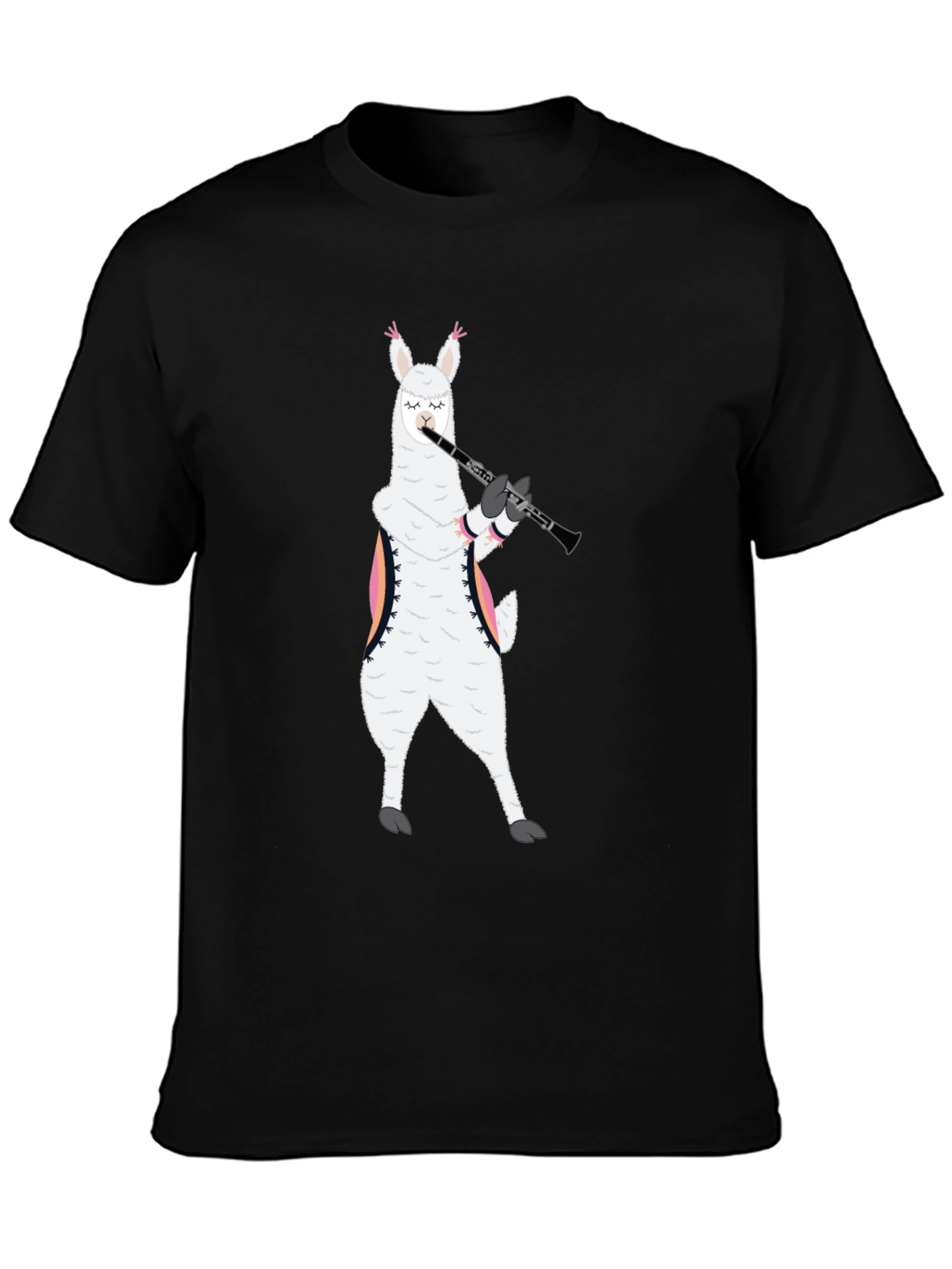Llama Clarinet Player T-Shirt