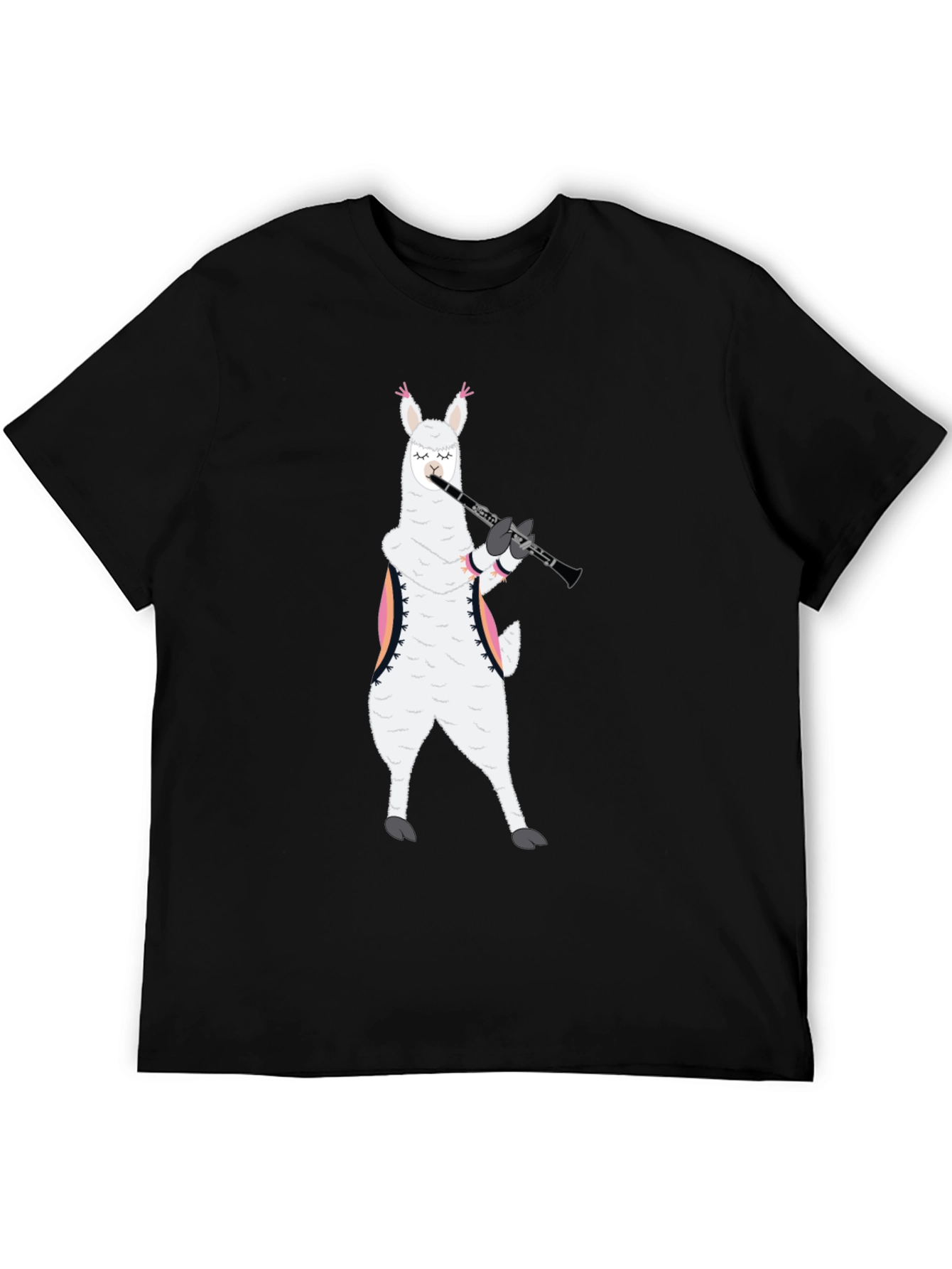 Llama Clarinet Player T-Shirt