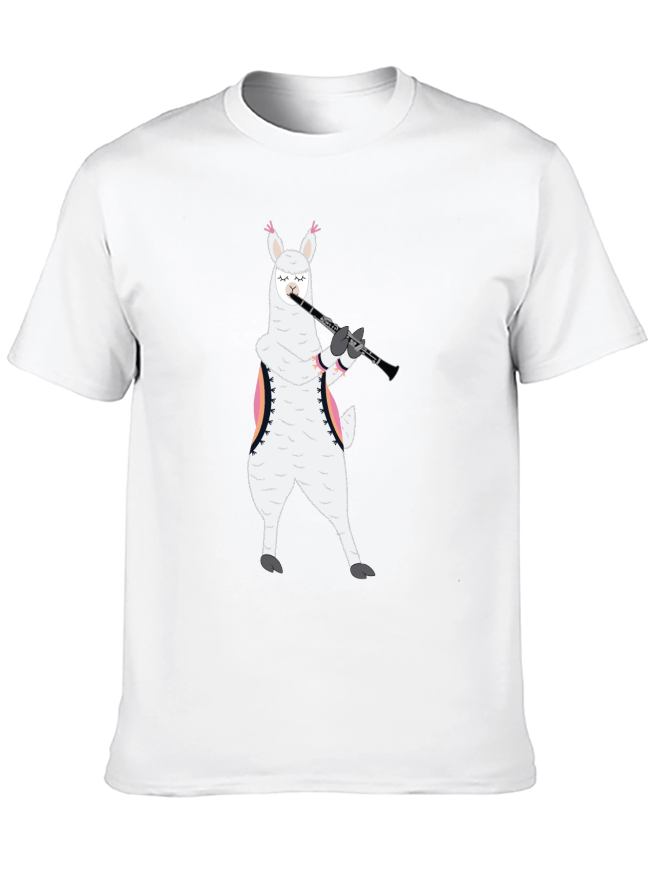 Llama Clarinet Player T-Shirt