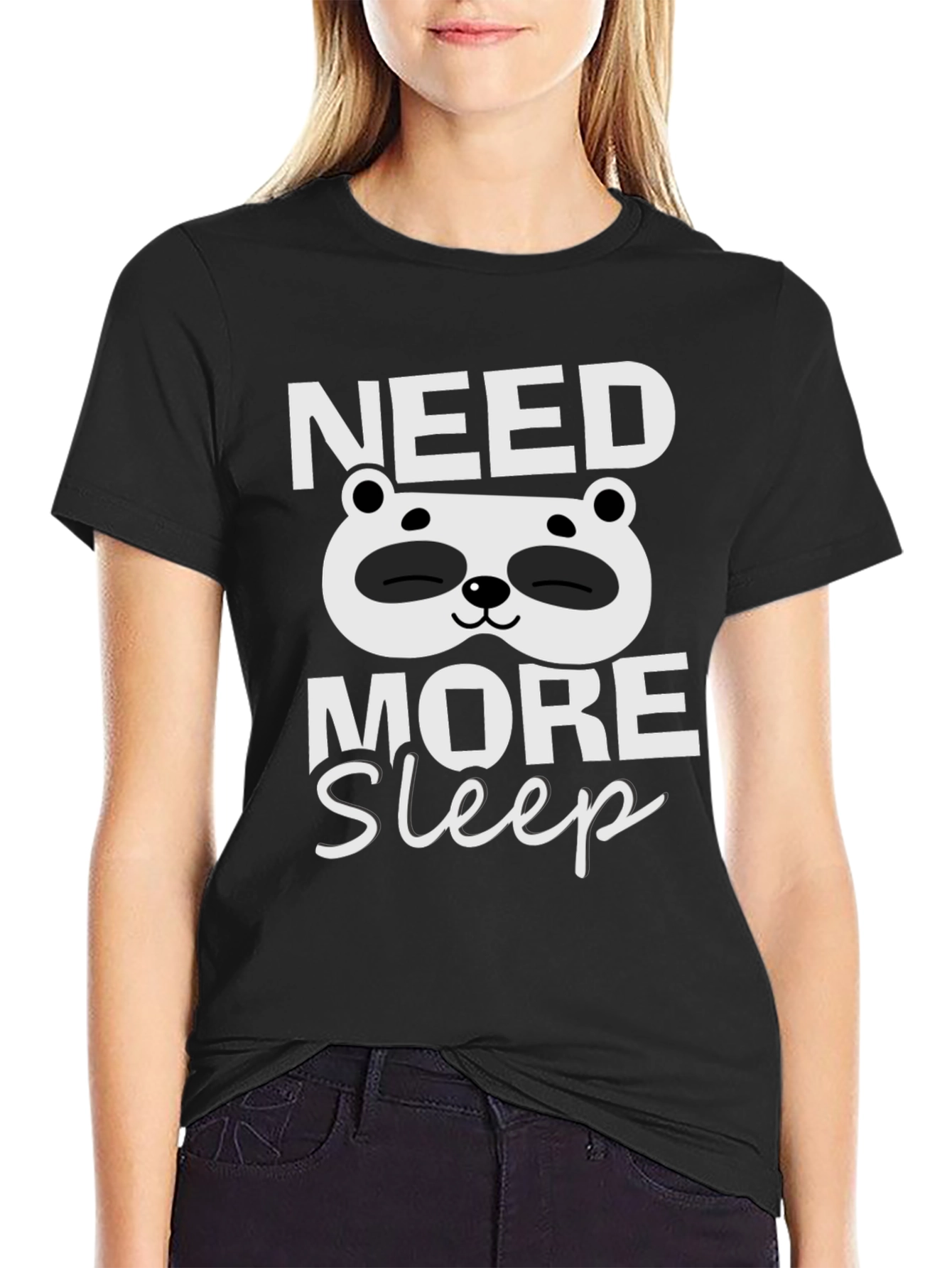 Need More Sleep Panda Graphic Tee