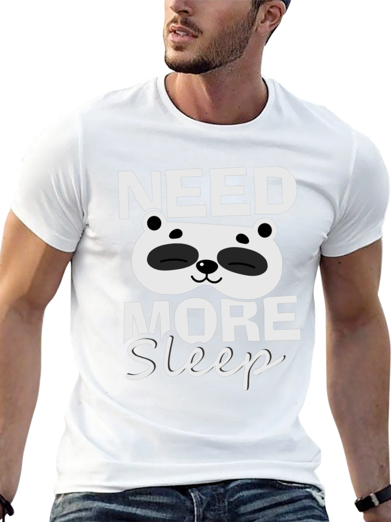 Need More Sleep Panda Graphic Tee