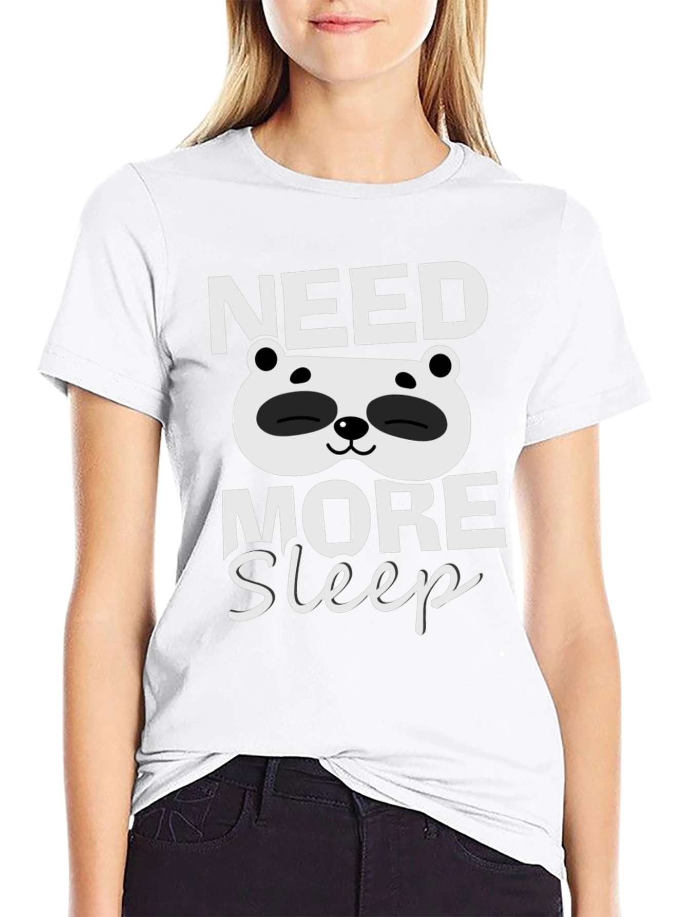 Need More Sleep Panda Graphic Tee