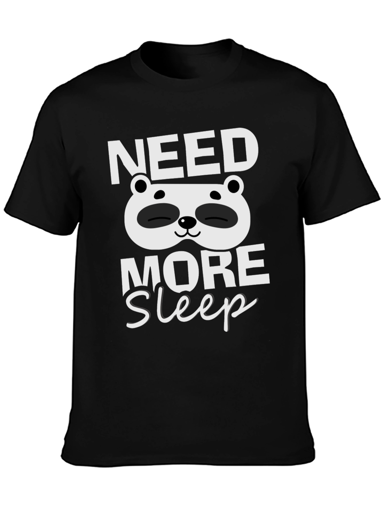Need More Sleep Panda Graphic Tee