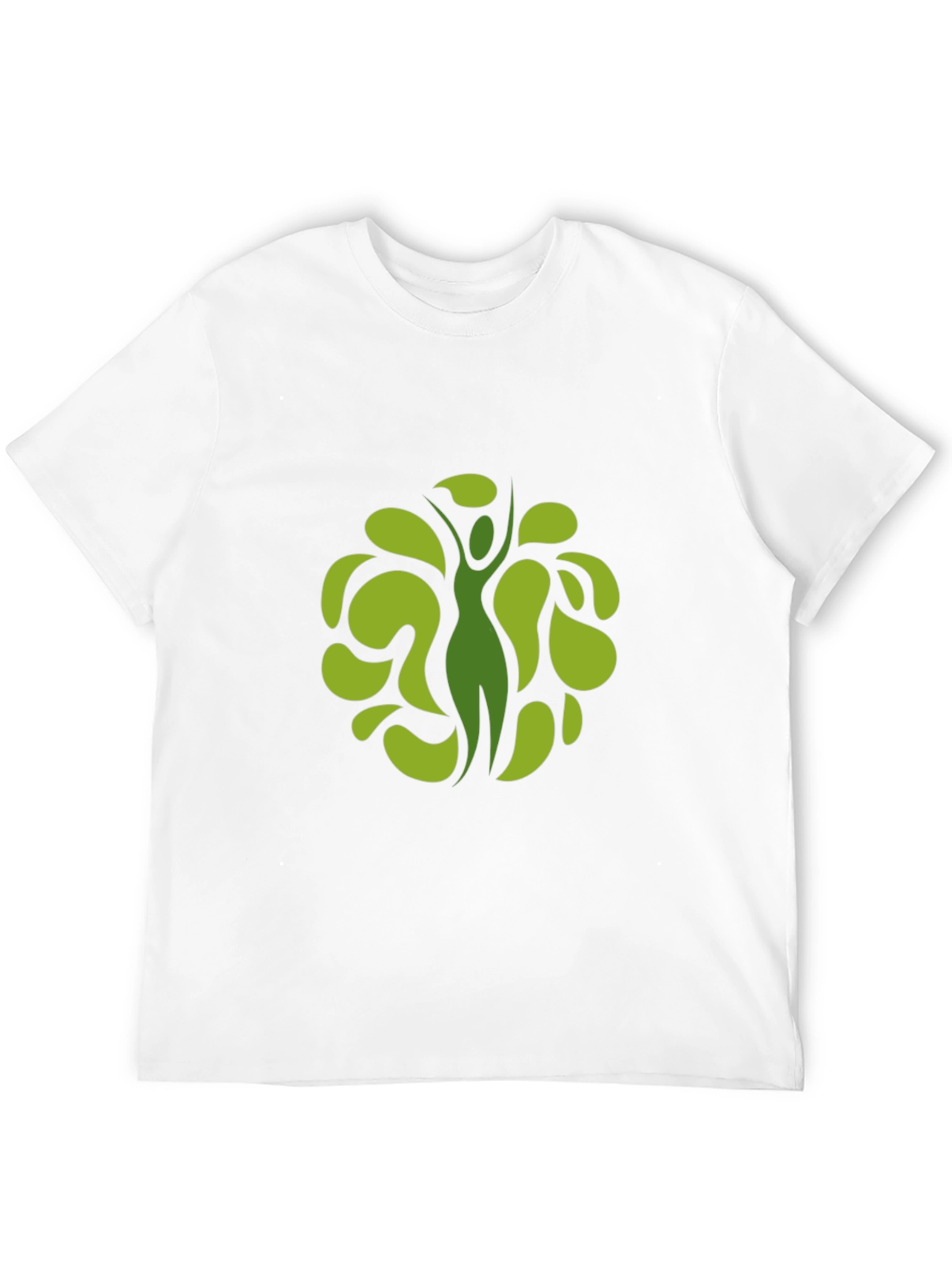 Nature Tree Silhouette T-Shirt - Black