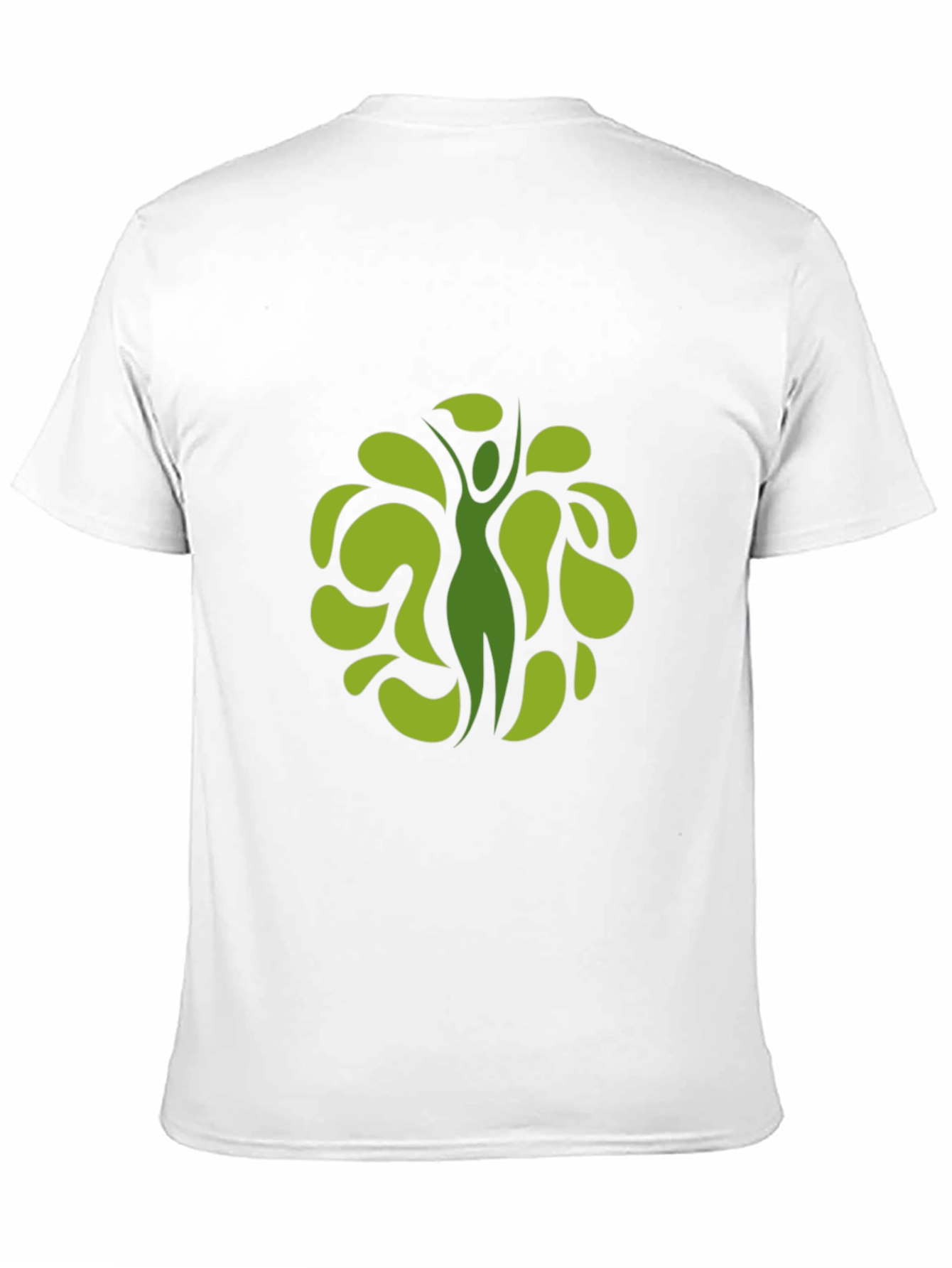 Nature Tree Silhouette T-Shirt - Black