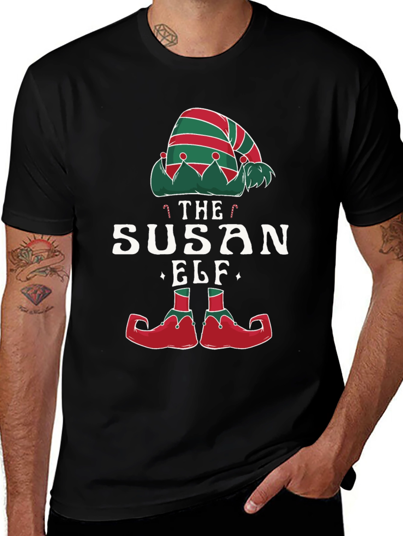 The Susan Elf Matching Family Christmas Shirt