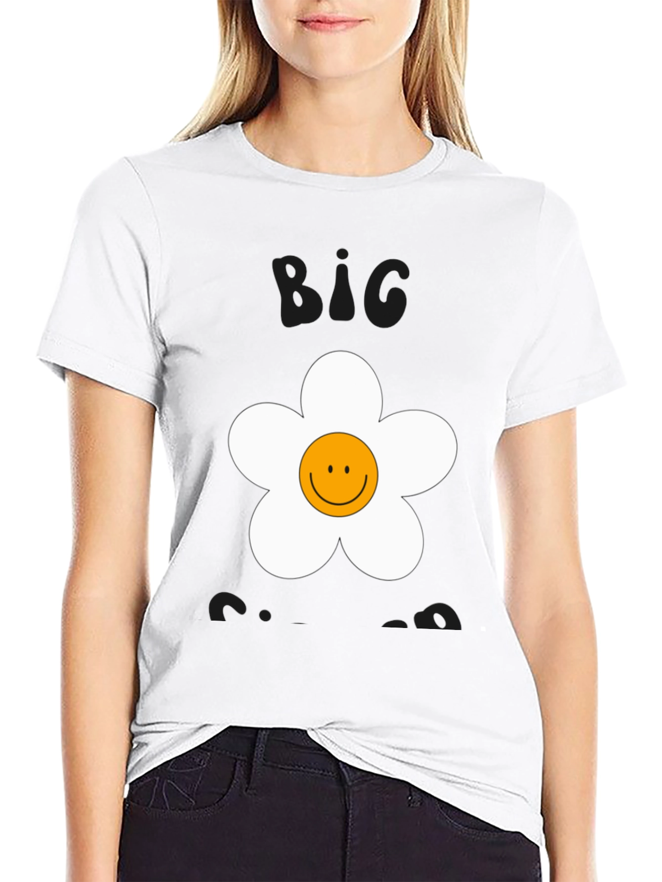 Big Energy Smiley Flower Graphic Tee
