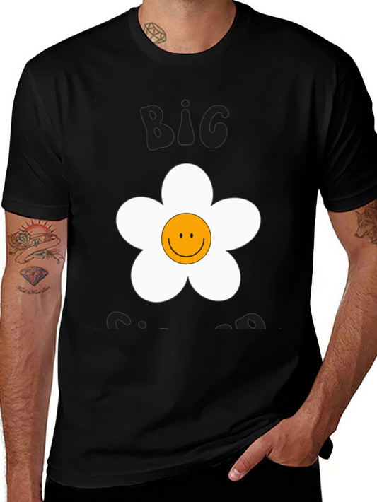 Big Energy Smiley Flower Graphic Tee