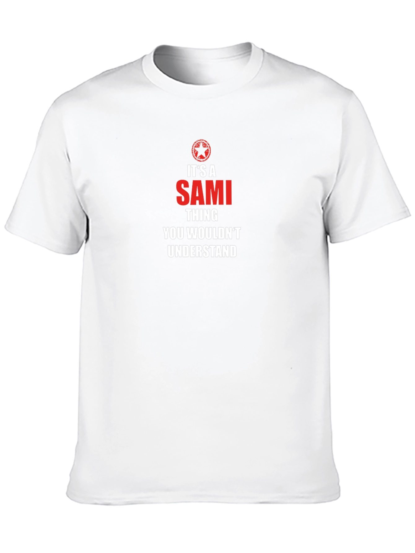 Its a Sami Thing T-Shirt - Black Crew Neck
