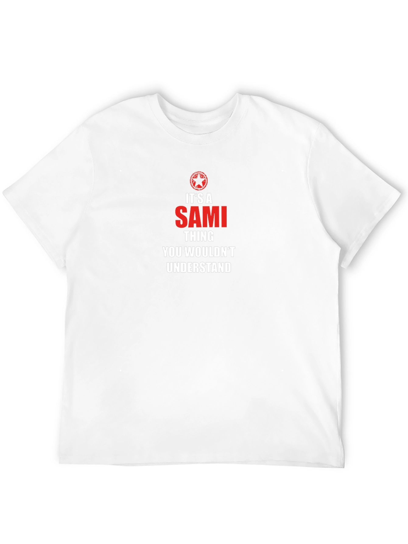 Its a Sami Thing T-Shirt - Black Crew Neck