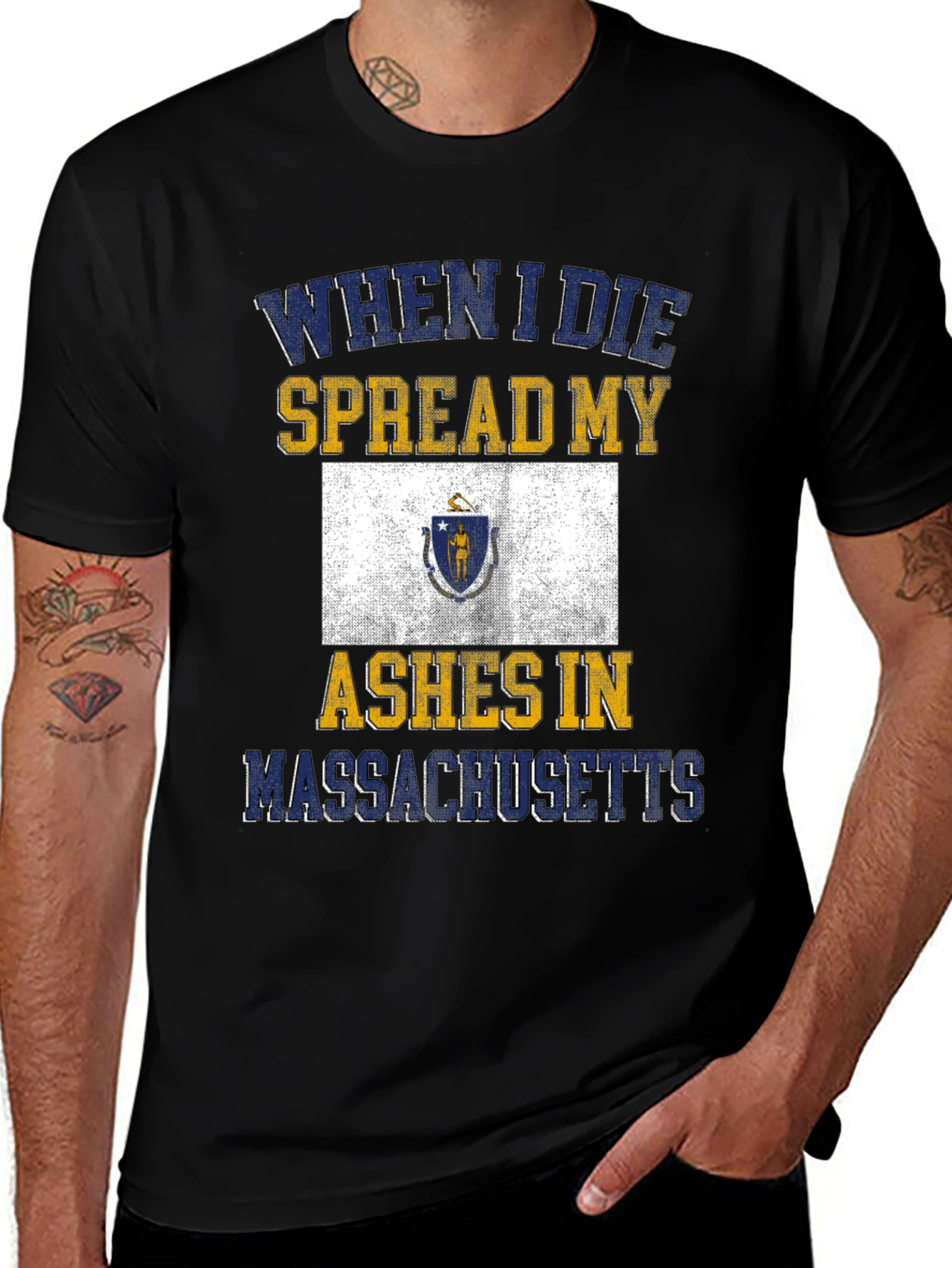 Massachusetts Ashes T-Shirt