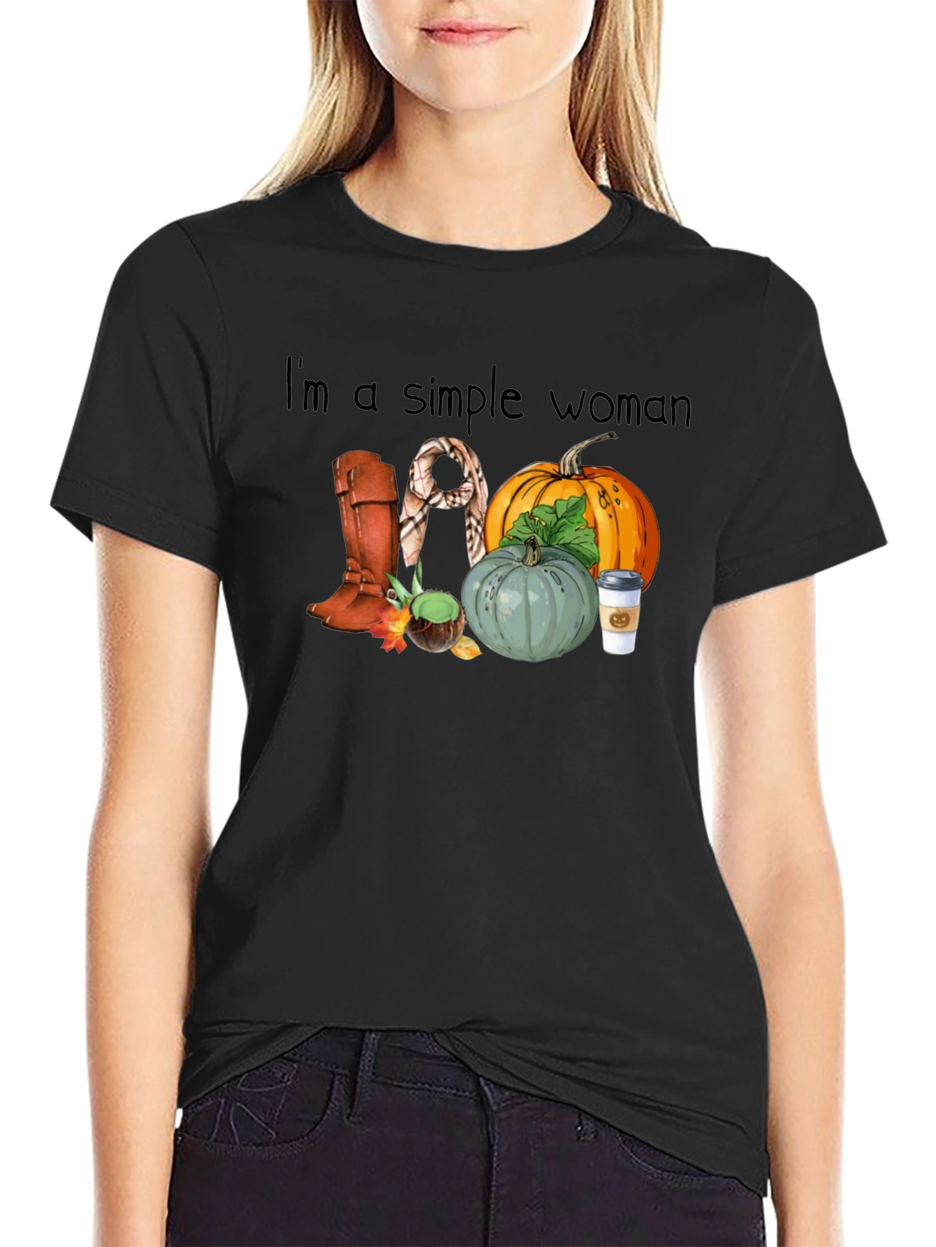 Simple Woman Fall T-Shirt